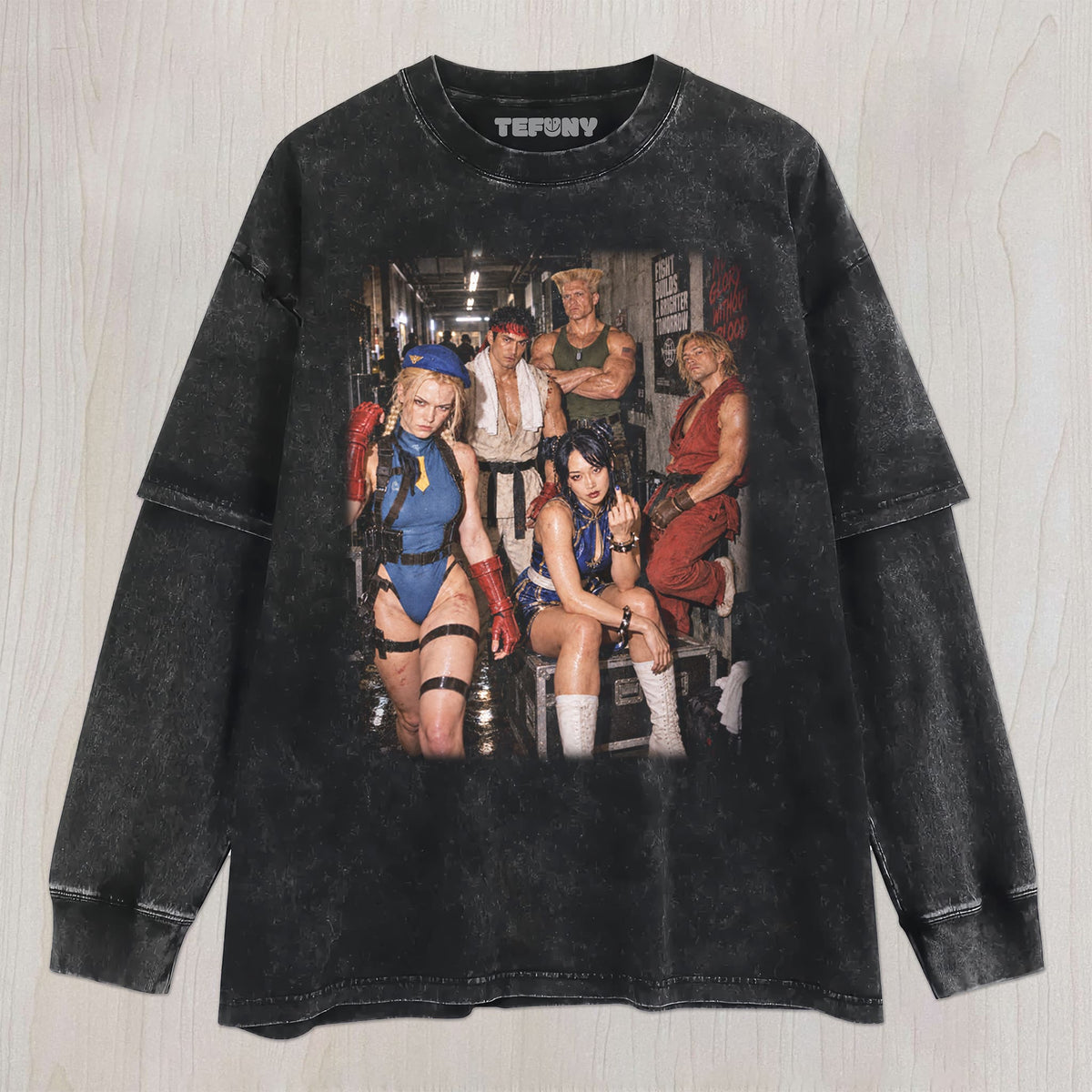 STREET FIGHTER MOVIE V8 UNISEX TEE, TANK TOP, LAYERED LS, SWEATSHIRT & HOODIE