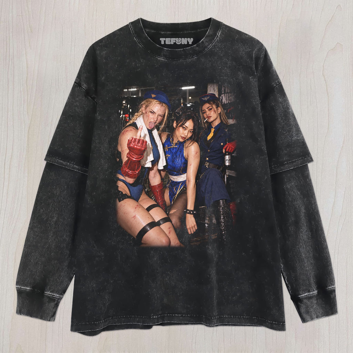 STREET FIGHTER MOVIE V9 UNISEX TEE, TANK TOP, LAYERED LS, SWEATSHIRT & HOODIE
