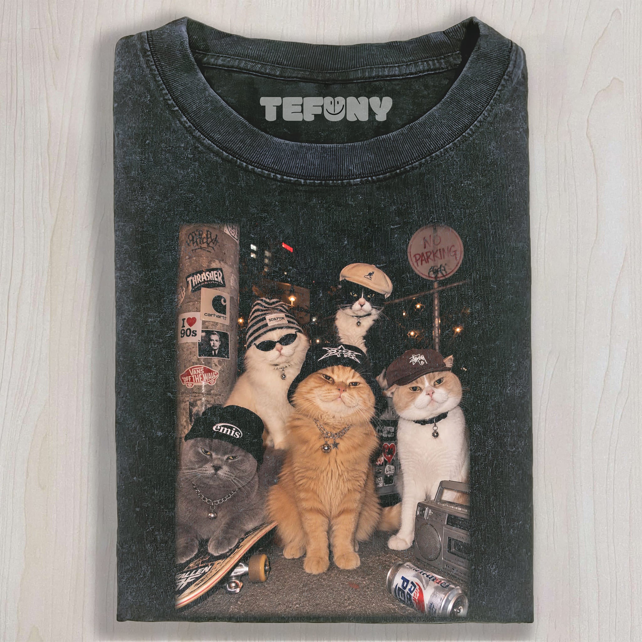 STREET STYLE CATS UNISEX TEE, TANK TOP, LAYERED LS, SWEATSHIRT & HOODIE