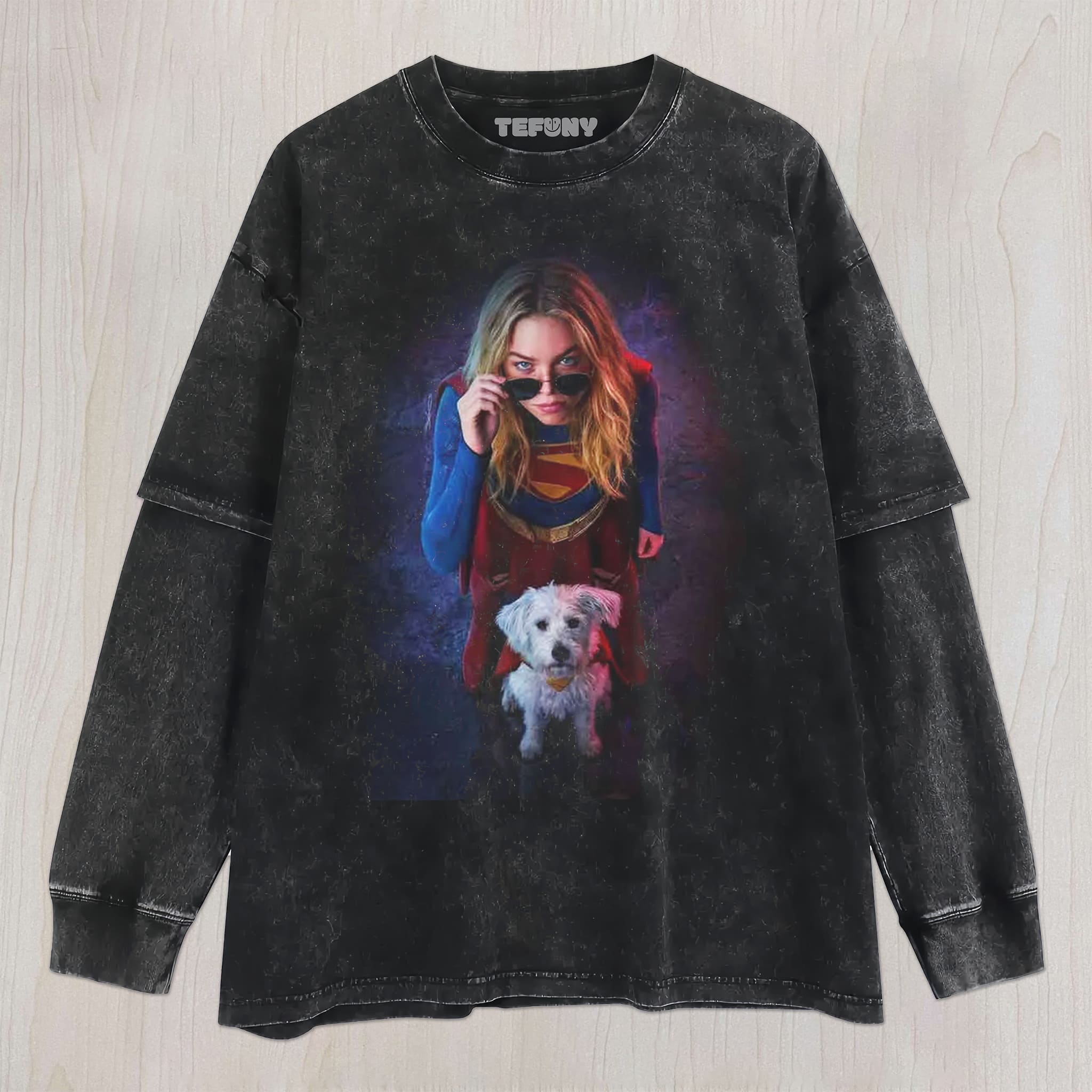 SUPERGIRL V3 UNISEX TEE, TANK TOP, LAYERED LS, SWEATSHIRT & HOODIE