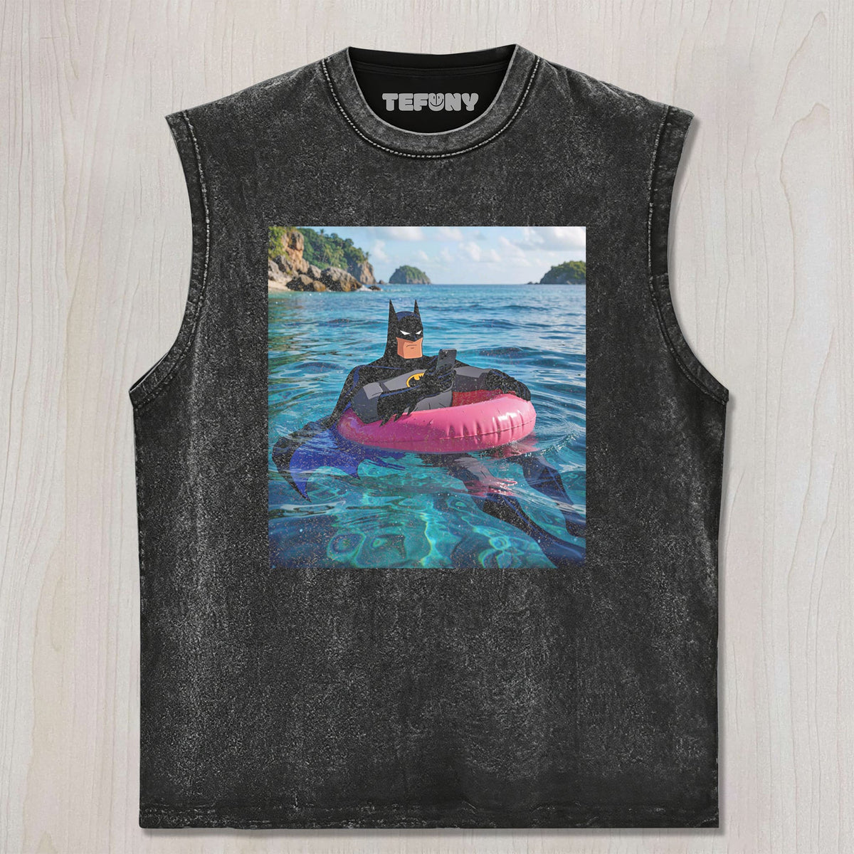 SUPERHEROES ON VACATION UNISEX TEE, TANK TOP, LAYERED LS, SWEATSHIRT & HOODIE
