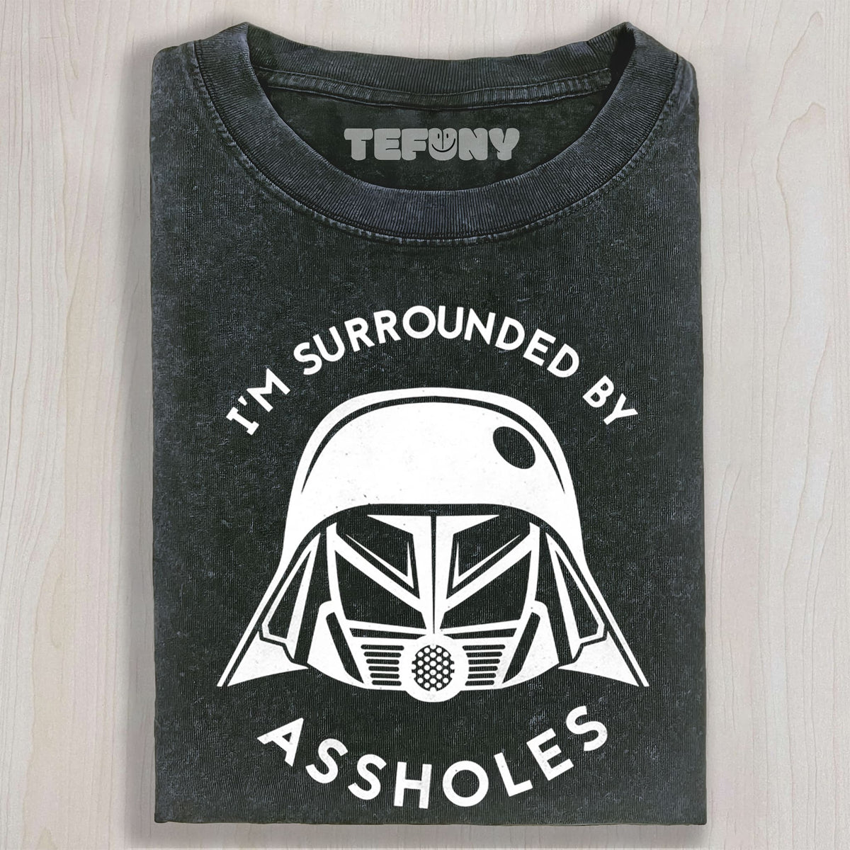 SURROUNDED BY ASSHOLES UNISEX TEE, TANK TOP, LAYERED LS, SWEATSHIRT & HOODIE