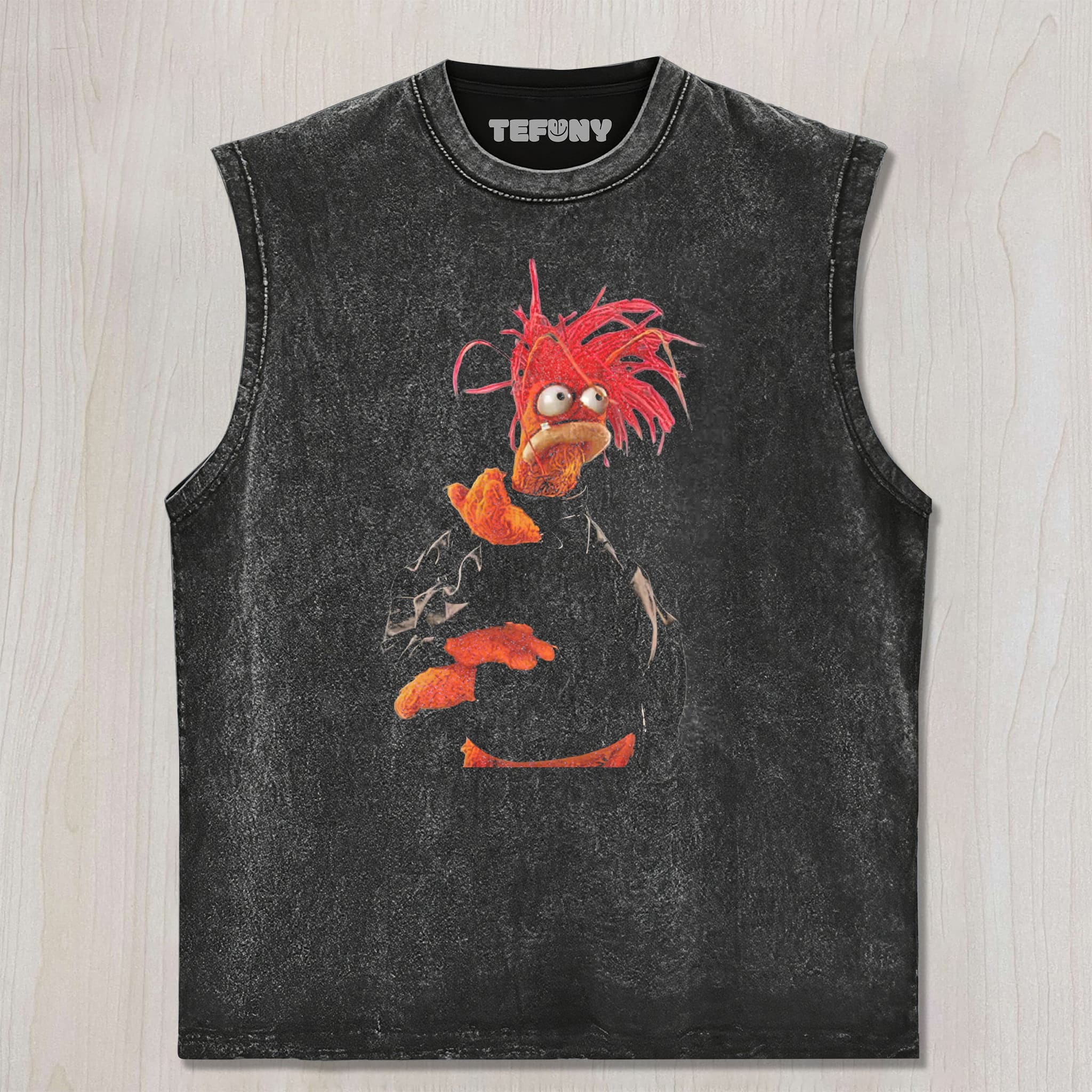 STRESSED OUT PUPPET MEME UNISEX TEE, TANK TOP, LAYERED LS, SWEATSHIRT & HOODIE
