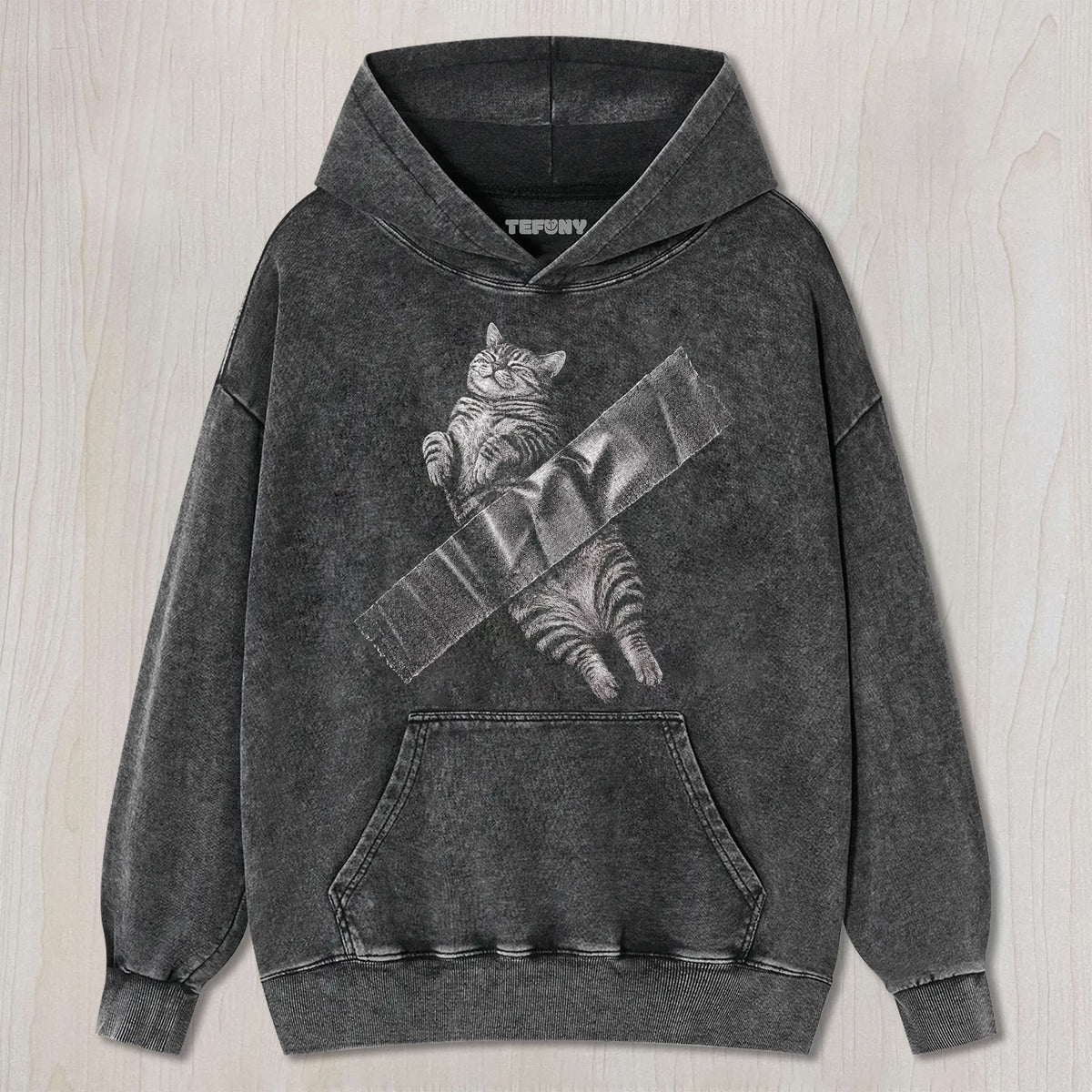 TAPED CAT T-SHIRT UNISEX TEE, TANK TOP, LAYERED LS, SWEATSHIRT & HOODIE