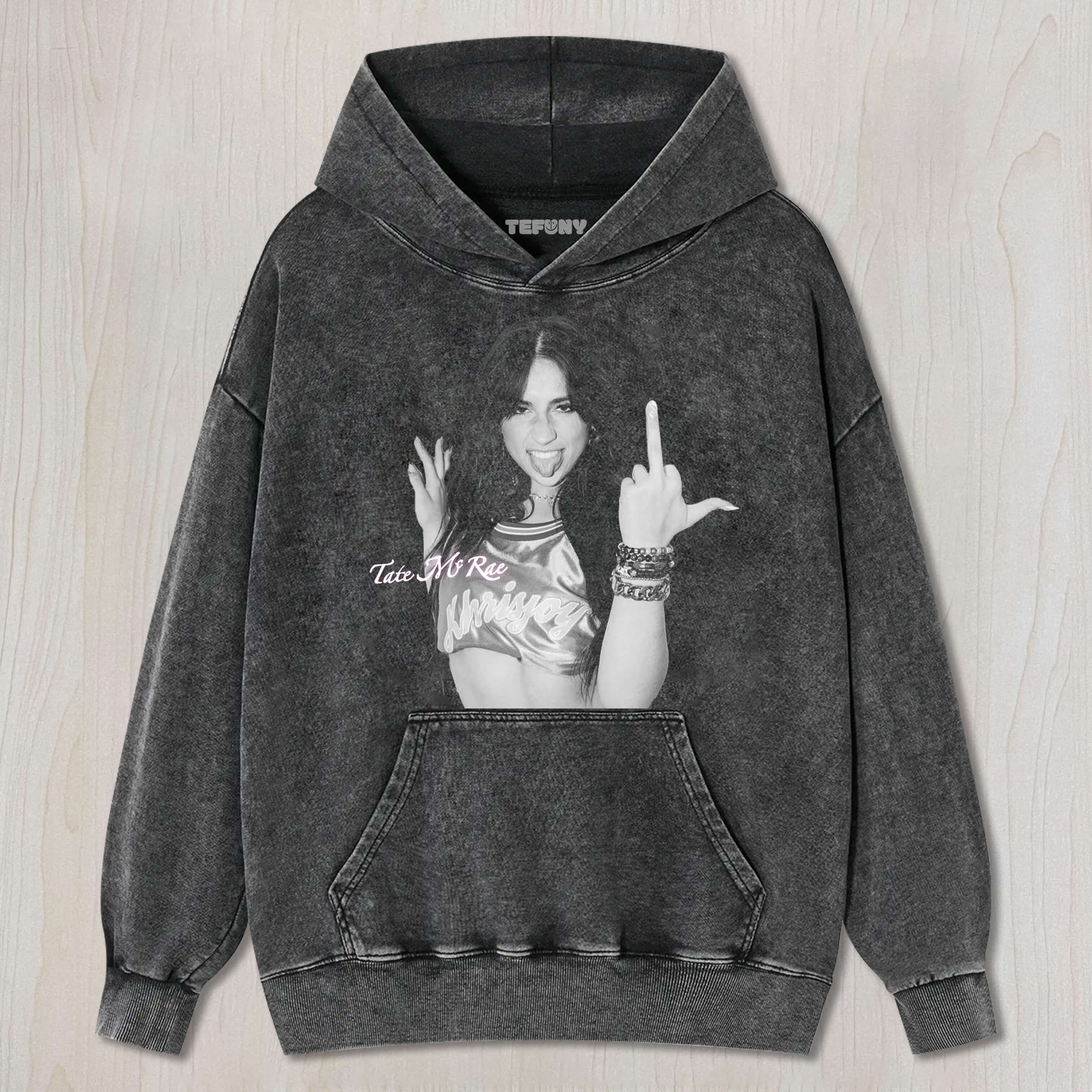 TATE MCRAE MIDDLE FINGER V1 TEE & SWEAT & HOOD