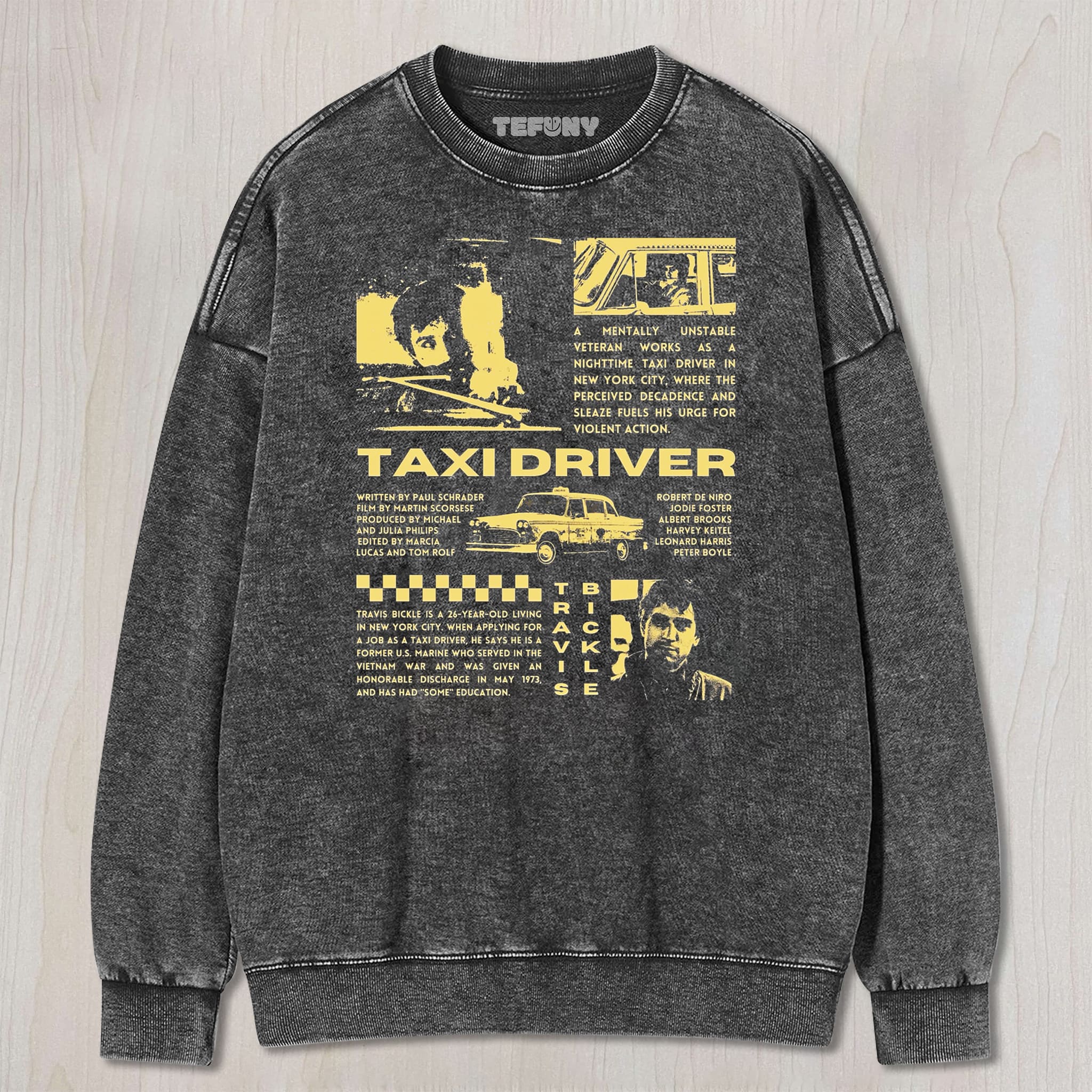 TAXI DRIVER V1 UNISEX TEE, TANK TOP, LAYERED LS, SWEATSHIRT & HOODIE