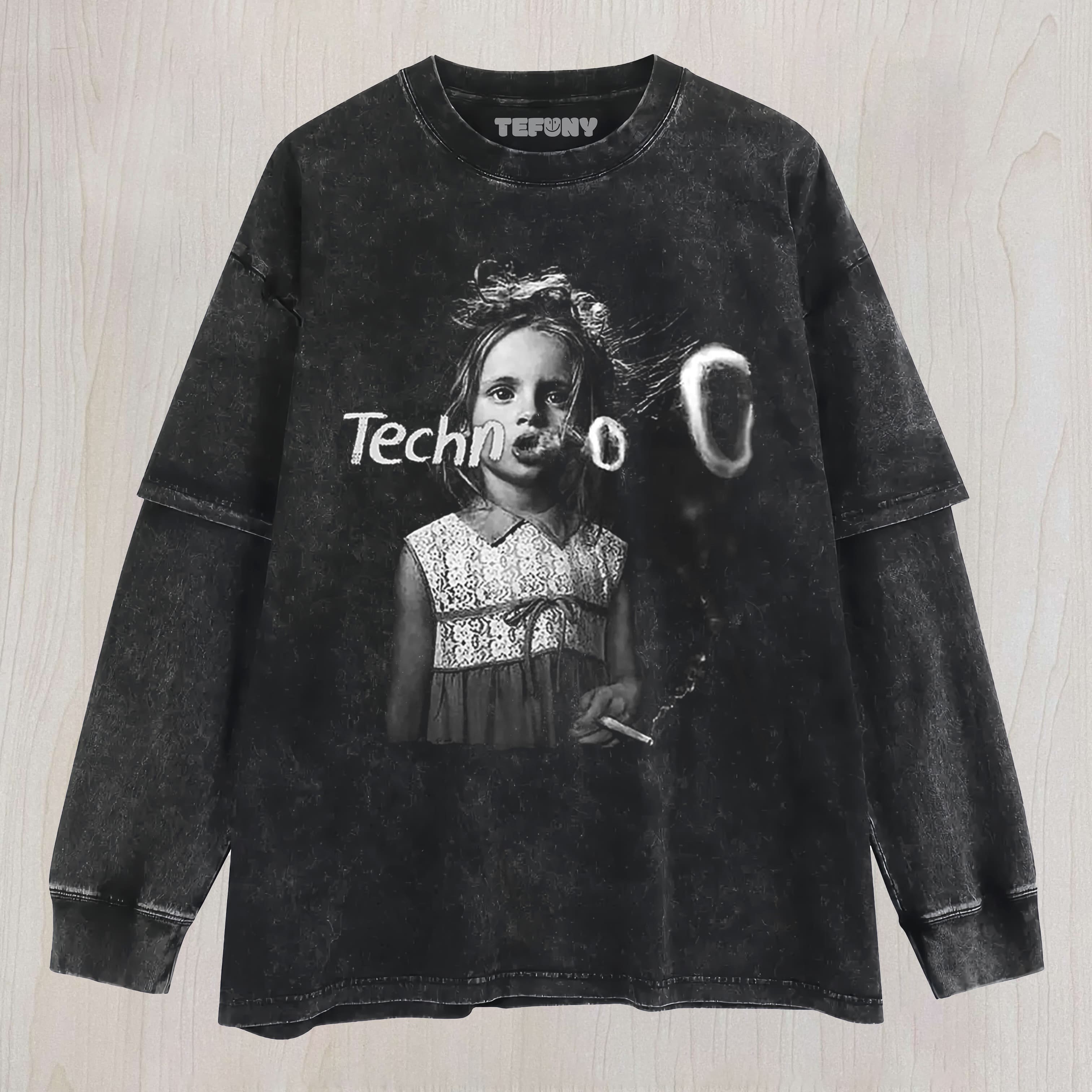 TECHNO GIRL UNISEX TEE, TANK TOP, LAYERED LS, SWEATSHIRT & HOODIE