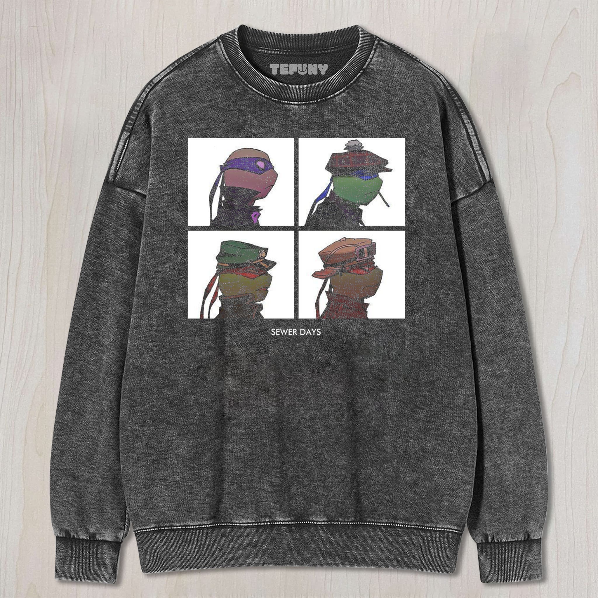 TEENAGE MUTANT NINJA TURTLES SEWER DAYS UNISEX TEE, TANK TOP, LAYERED LS, SWEATSHIRT & HOODIE