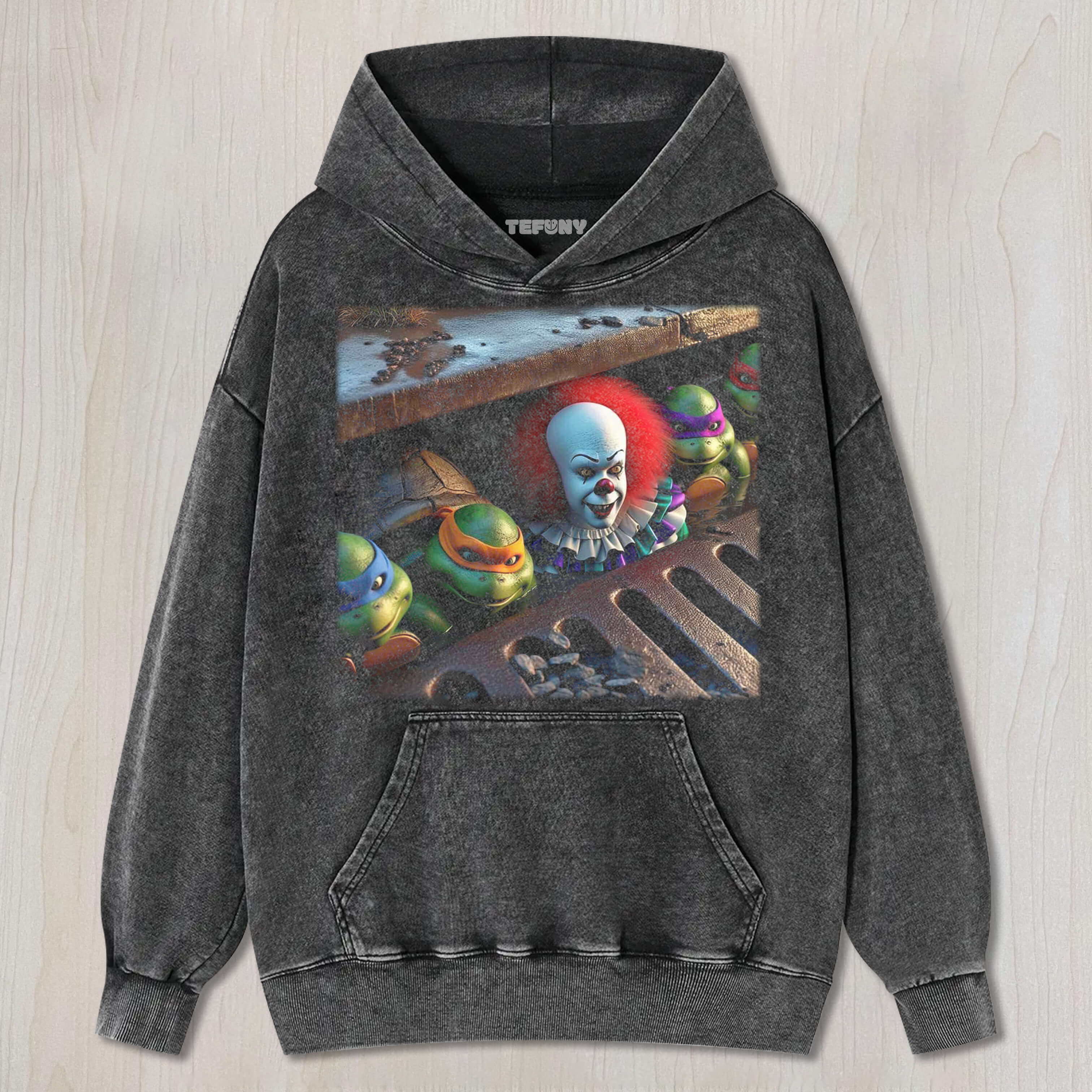 TEENAGE MUTANT NINJA TURTLES AND THE JOKER T-SHIRT