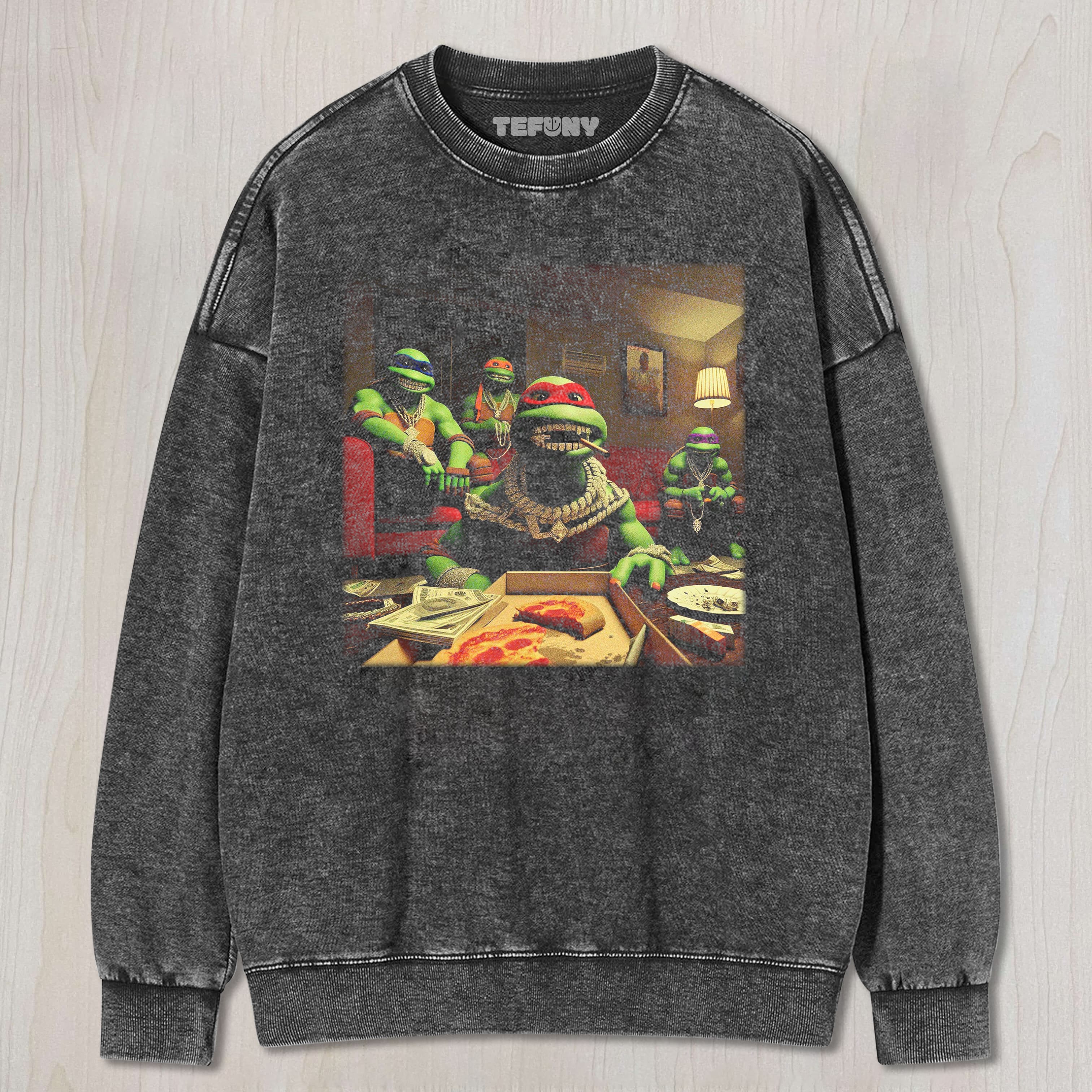 TEENAGE MUTANT NINJA TURTLES PIZZA TEE & SWEAT & HOOD