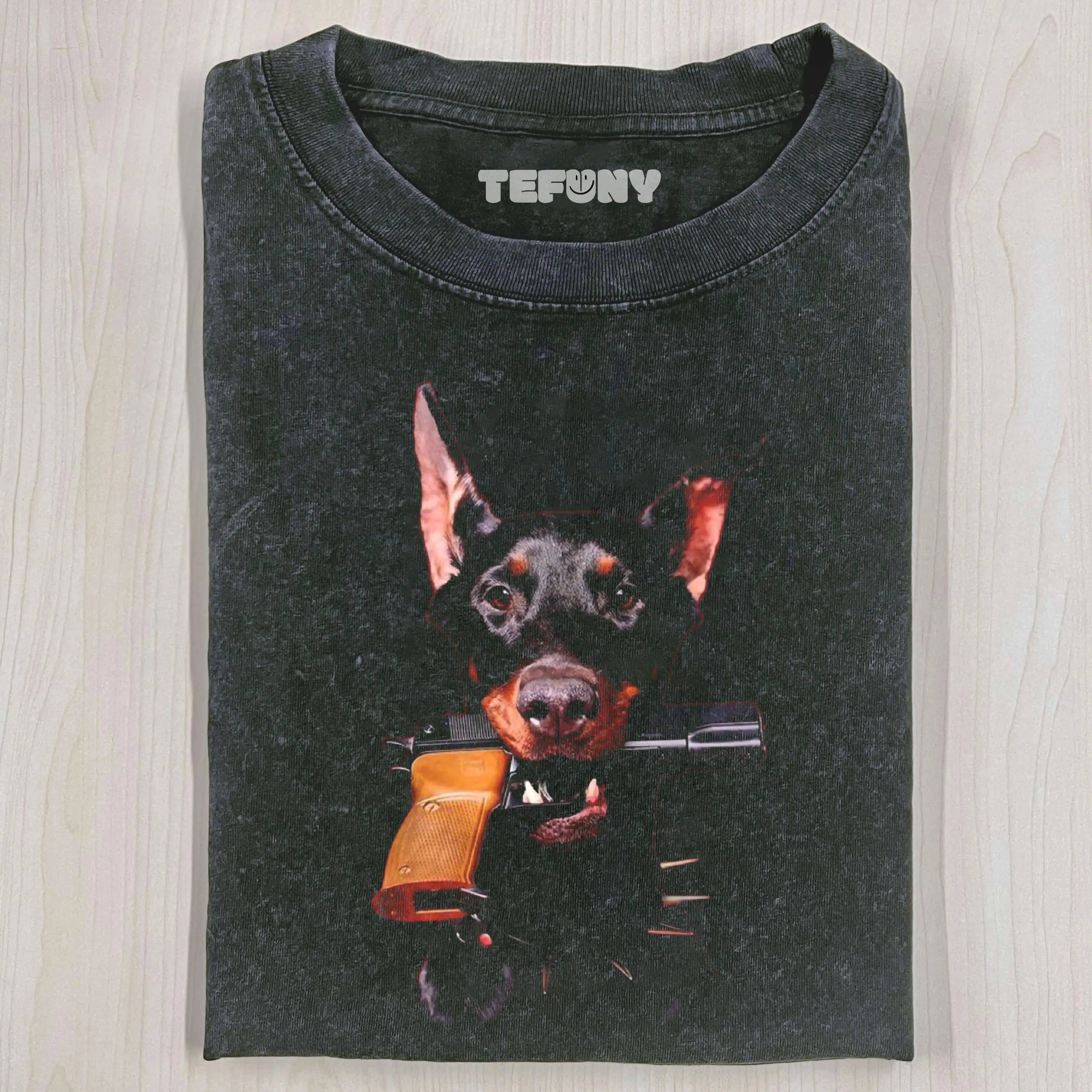 DOBERMAN STREET STYLE SHORT SLEEVED T-SHIRT