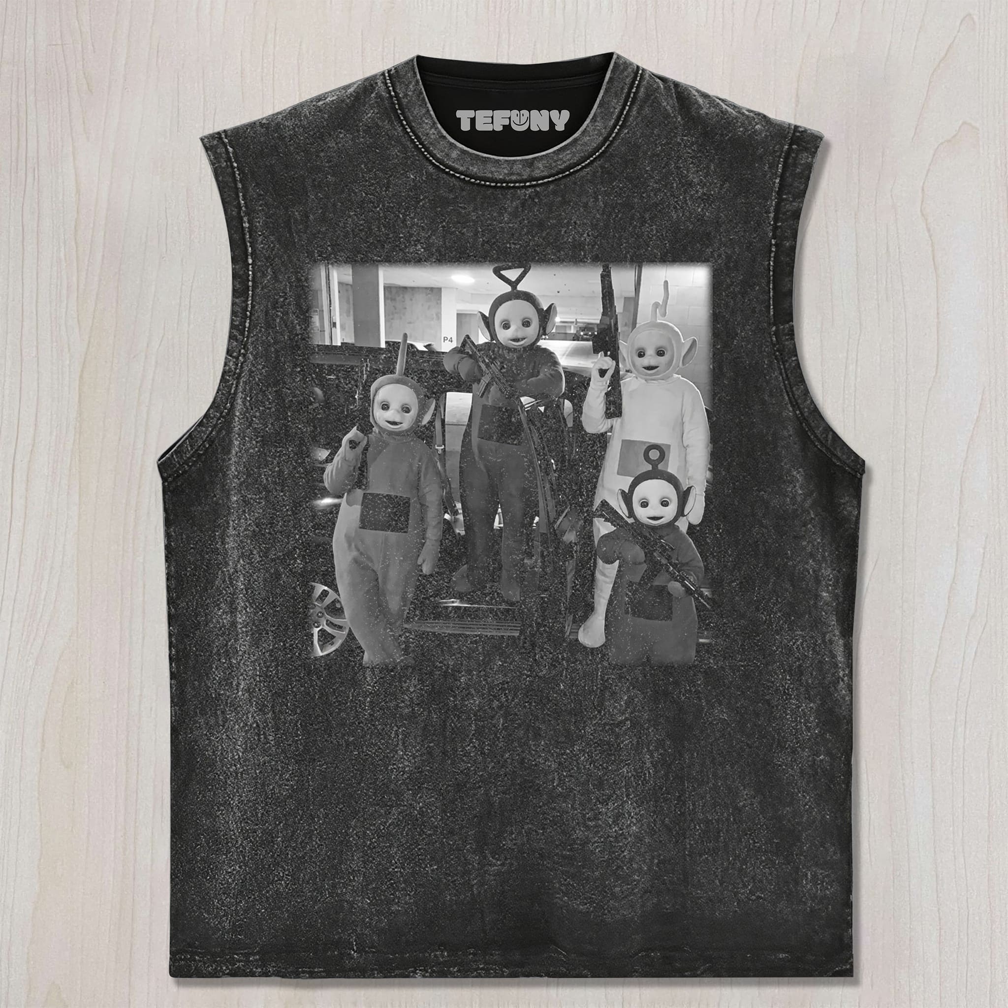 TELETUBBIES-SURREAL V1 UNISEX TEE, TANK TOP, LAYERED LS, SWEATSHIRT & HOODIE