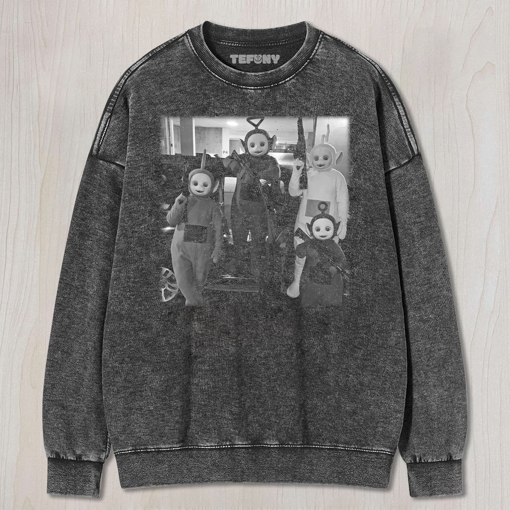 TELETUBBIES-SURREAL V1 UNISEX TEE, TANK TOP, LAYERED LS, SWEATSHIRT & HOODIE