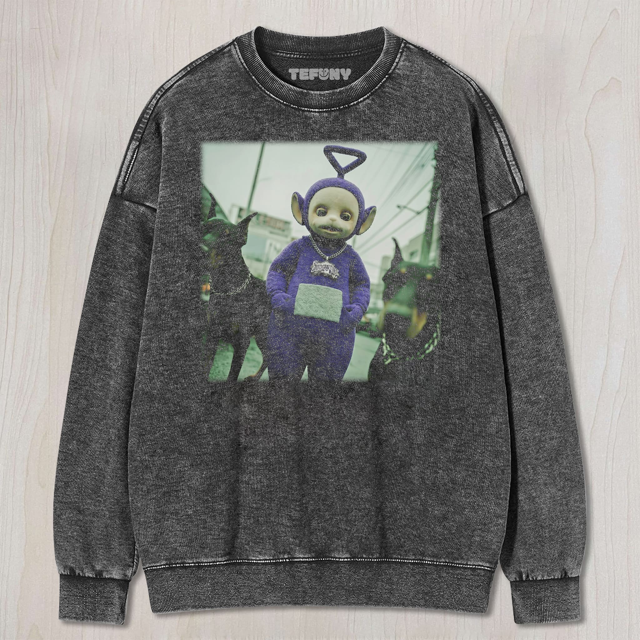 TELETUBBIES-SURREAL V3 UNISEX TEE, TANK TOP, LAYERED LS, SWEATSHIRT & HOODIE