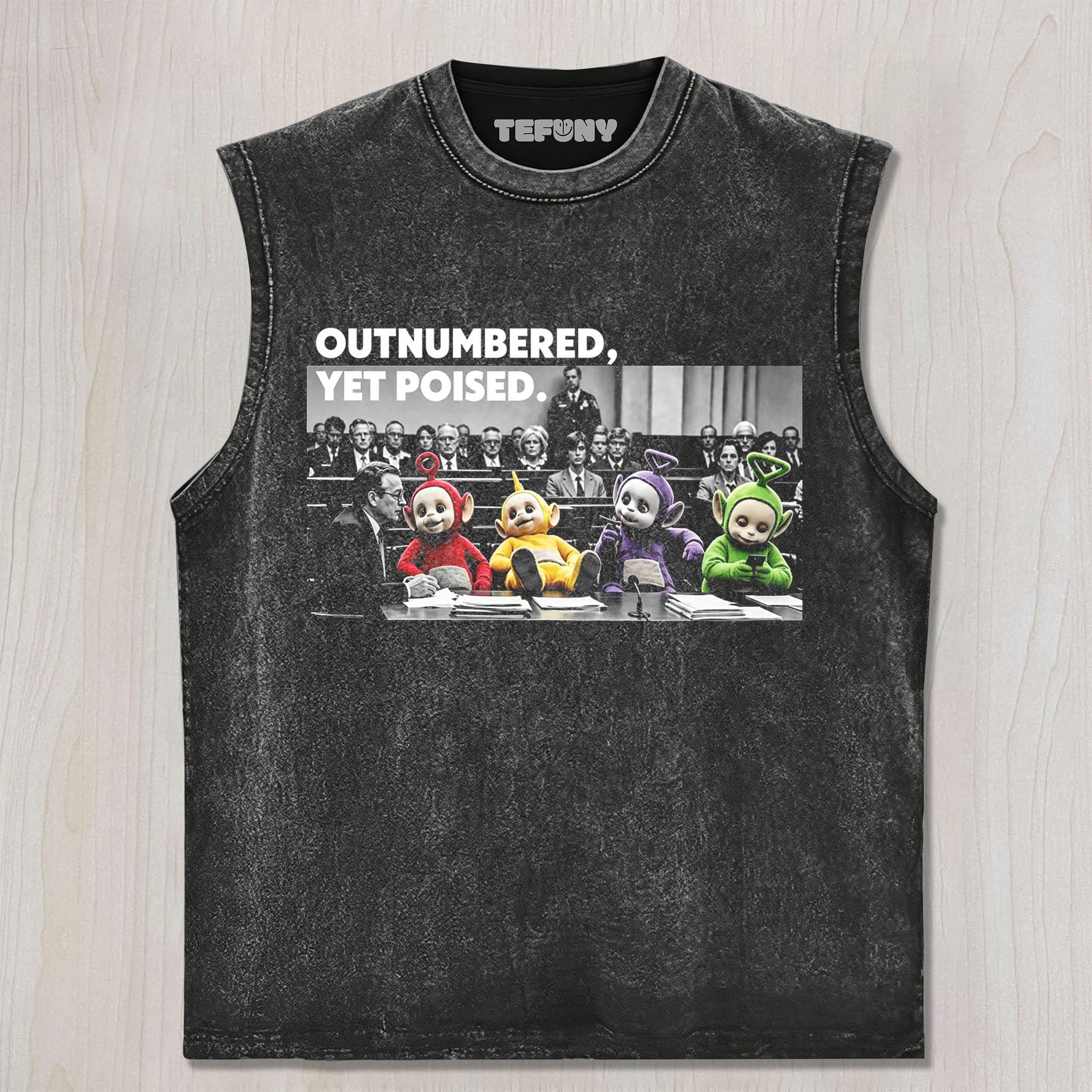TELETUBBIES MEETING UNISEX TEE, TANK TOP, LAYERED LS, SWEATSHIRT & HOODIE