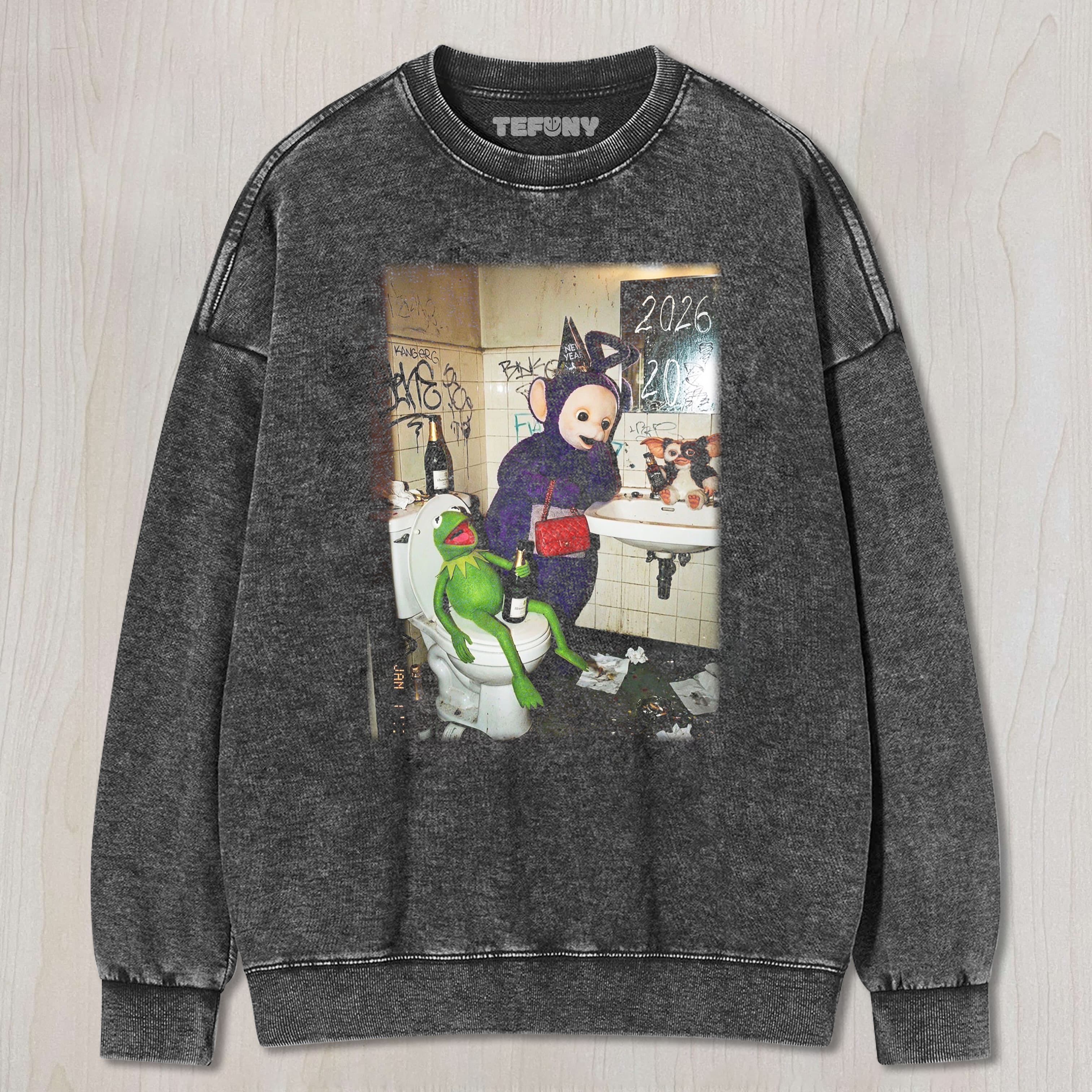 TELETUBBIES AND FROG TEE & SWEAT & HOOD