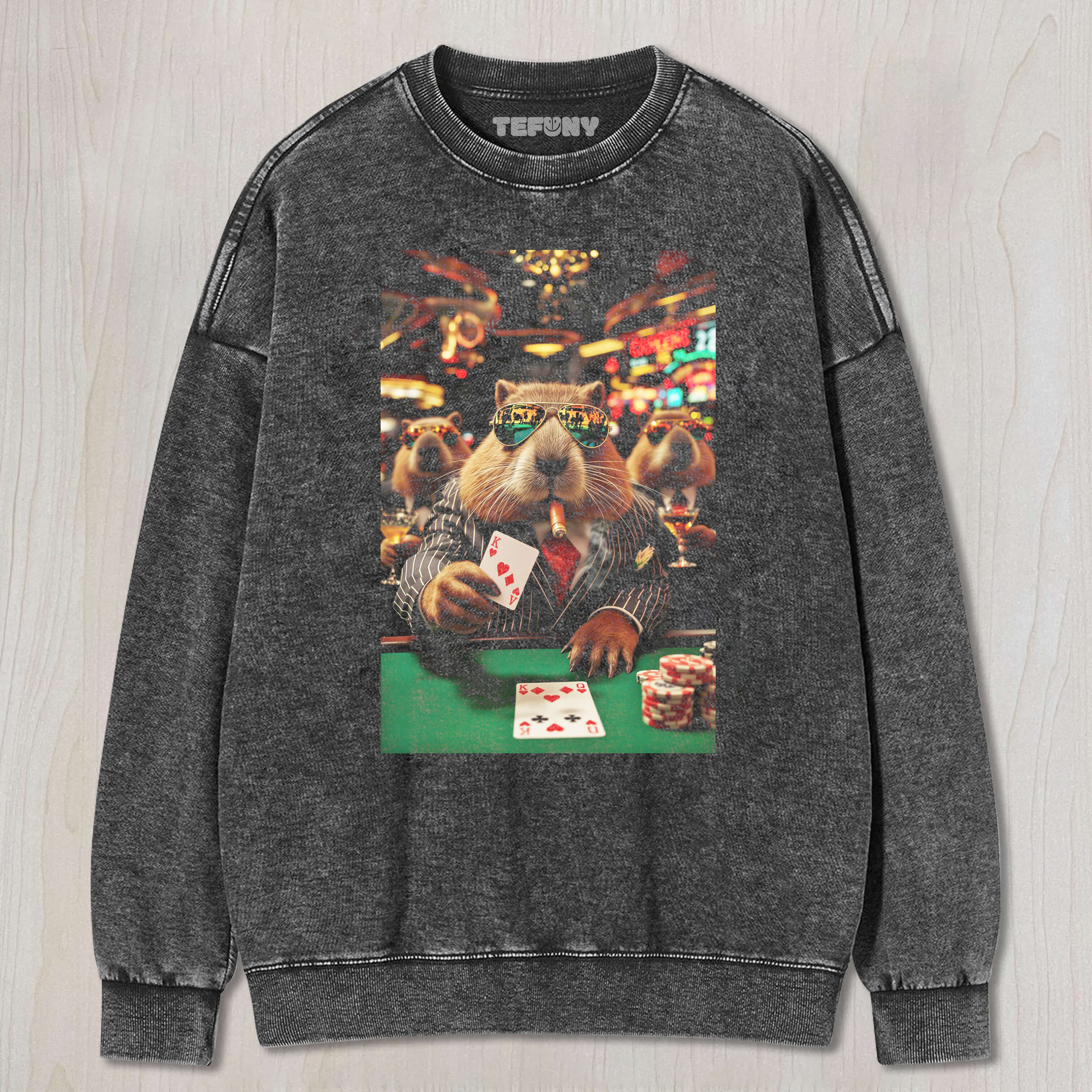 THAT CAPYBARAS AT THE CASINO TEE & SWEAT & HOOD