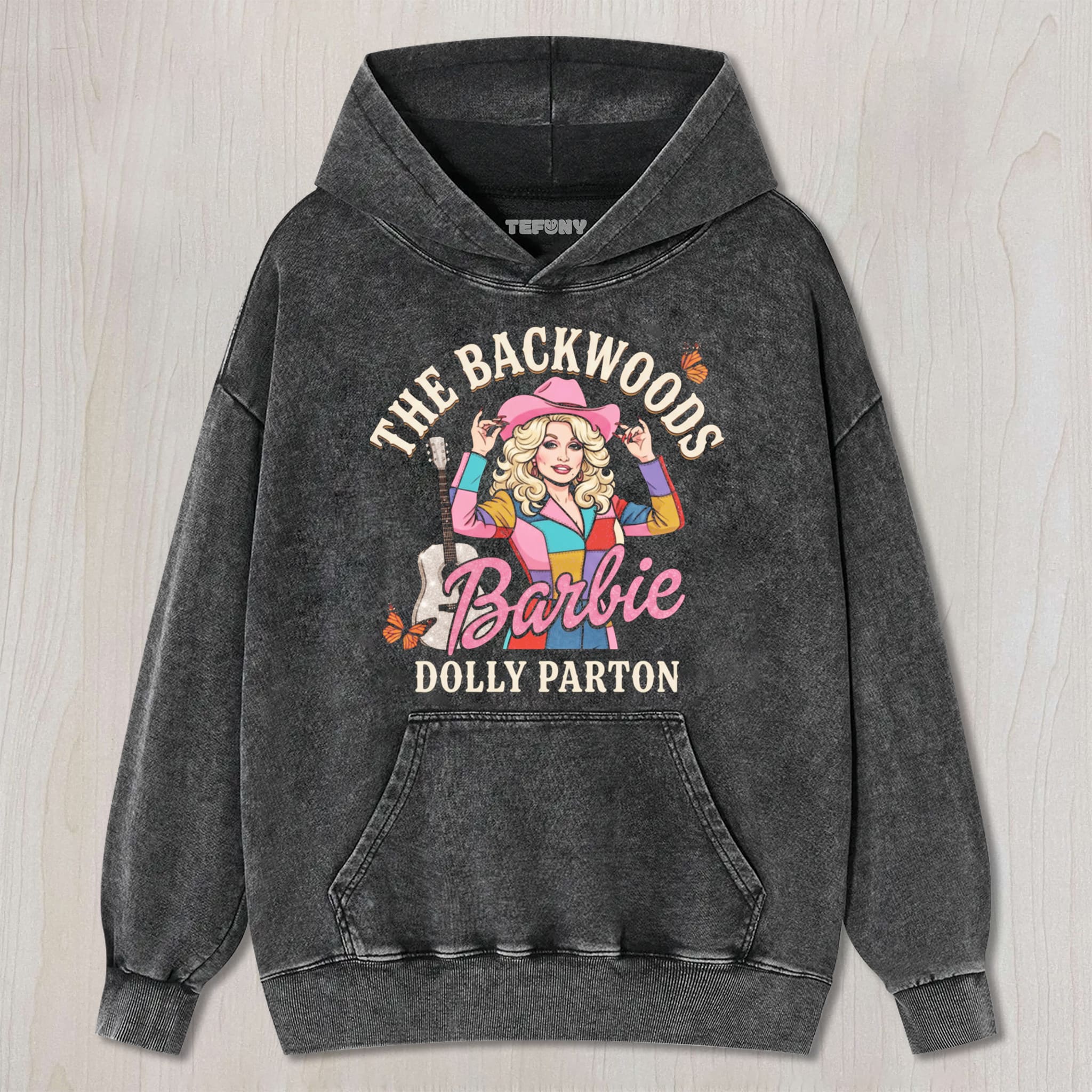 THE BACKWOODS BARBIE DOLLY PARTON UNISEX TEE, TANK TOP, LAYERED LS, SWEATSHIRT & HOODIE