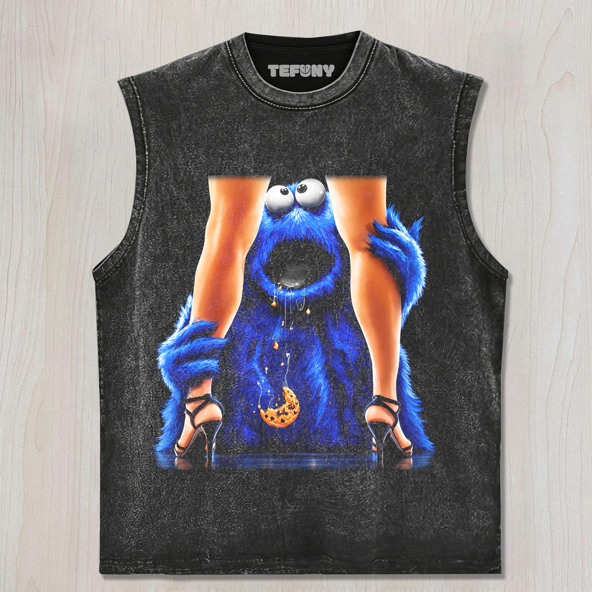 THE BLUE MONSTER SAW UNISEX TEE, TANK TOP, LAYERED LS, SWEATSHIRT & HOODIE