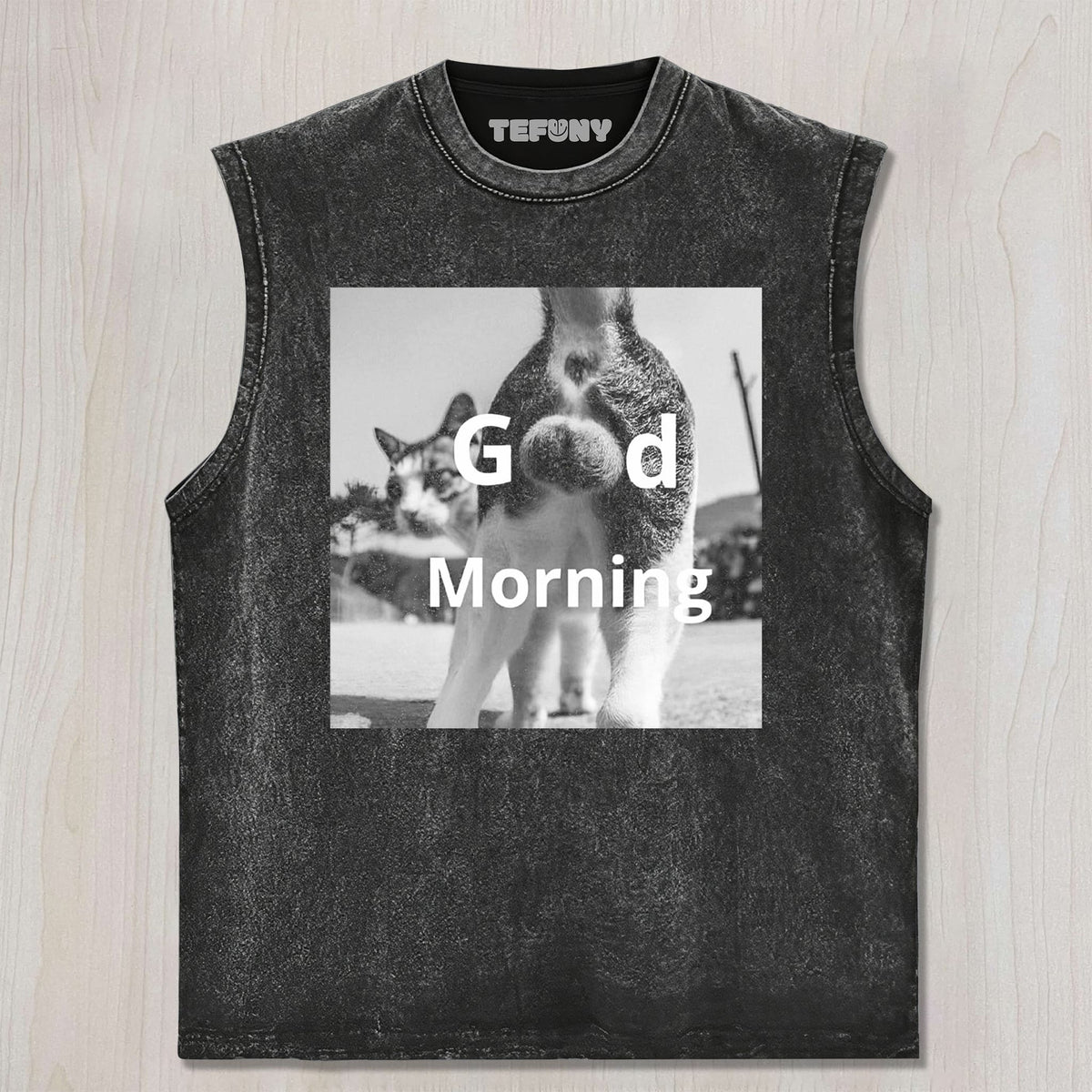 THE CAT GREETS YOU UNISEX TEE, TANK TOP, LAYERED LS, SWEATSHIRT & HOODIE