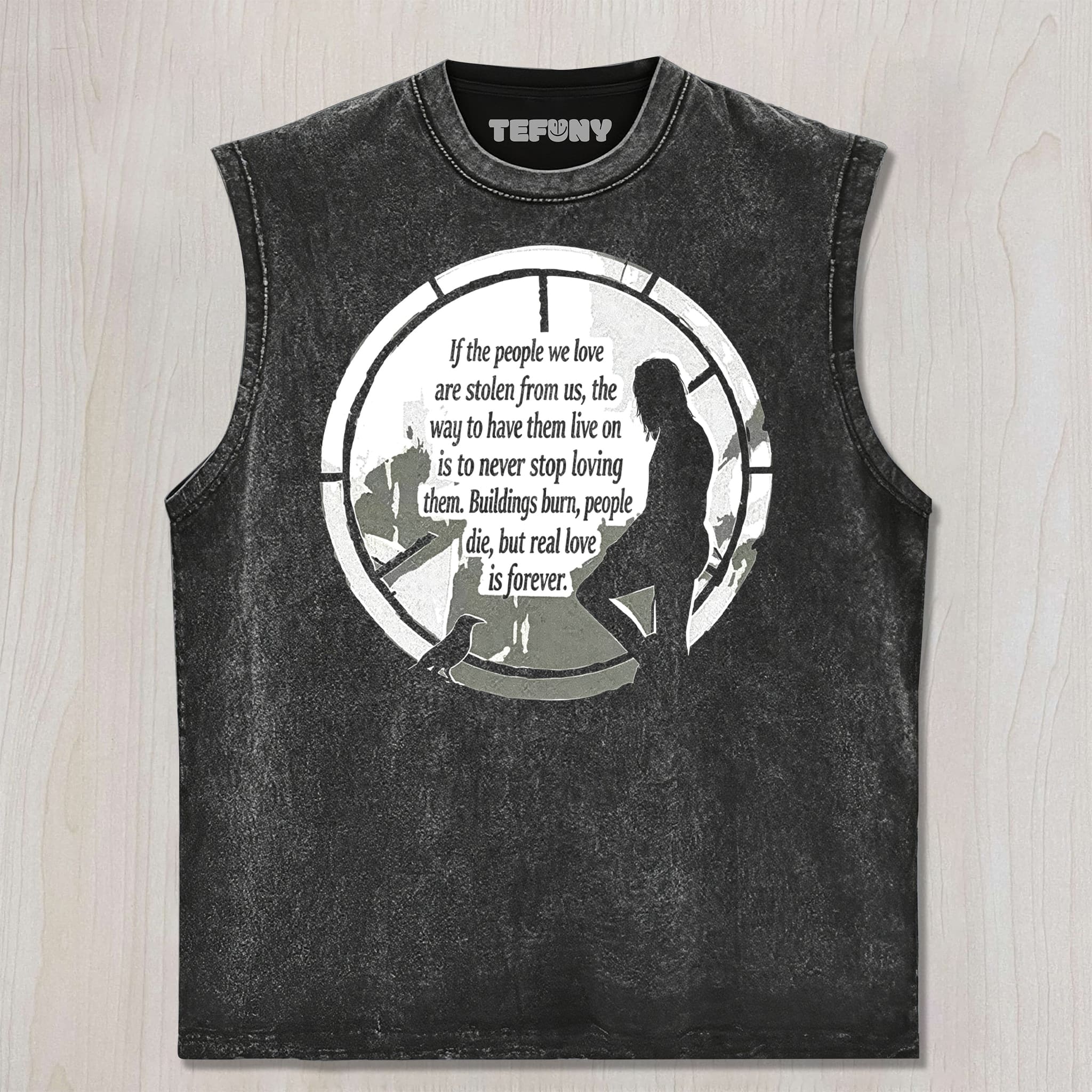 THE CROW UNISEX TEE, TANK TOP, LAYERED LS, SWEATSHIRT & HOODIE