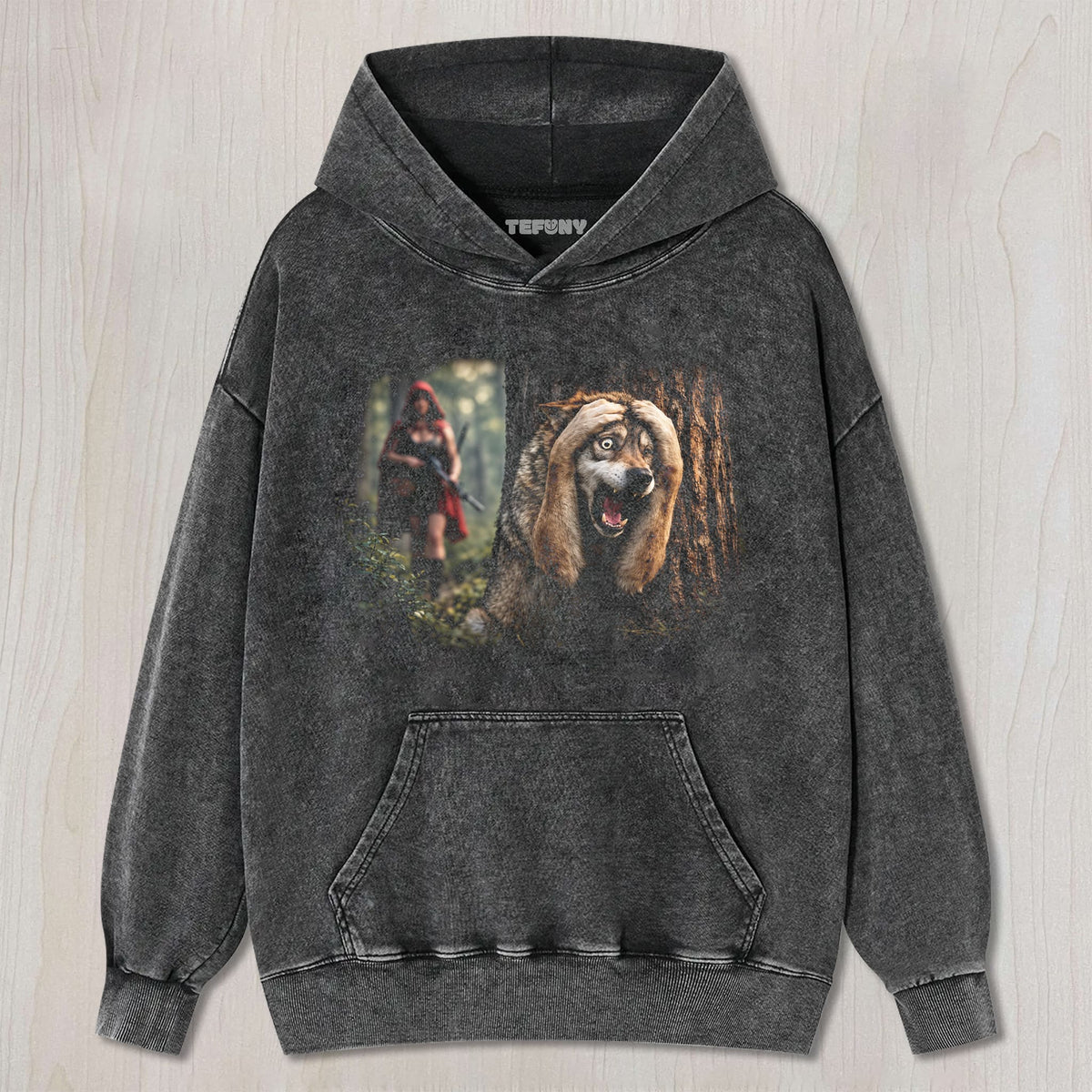 THE FRIGHTENED WOLF UNISEX TEE, TANK TOP, LAYERED LS, SWEATSHIRT & HOODIE