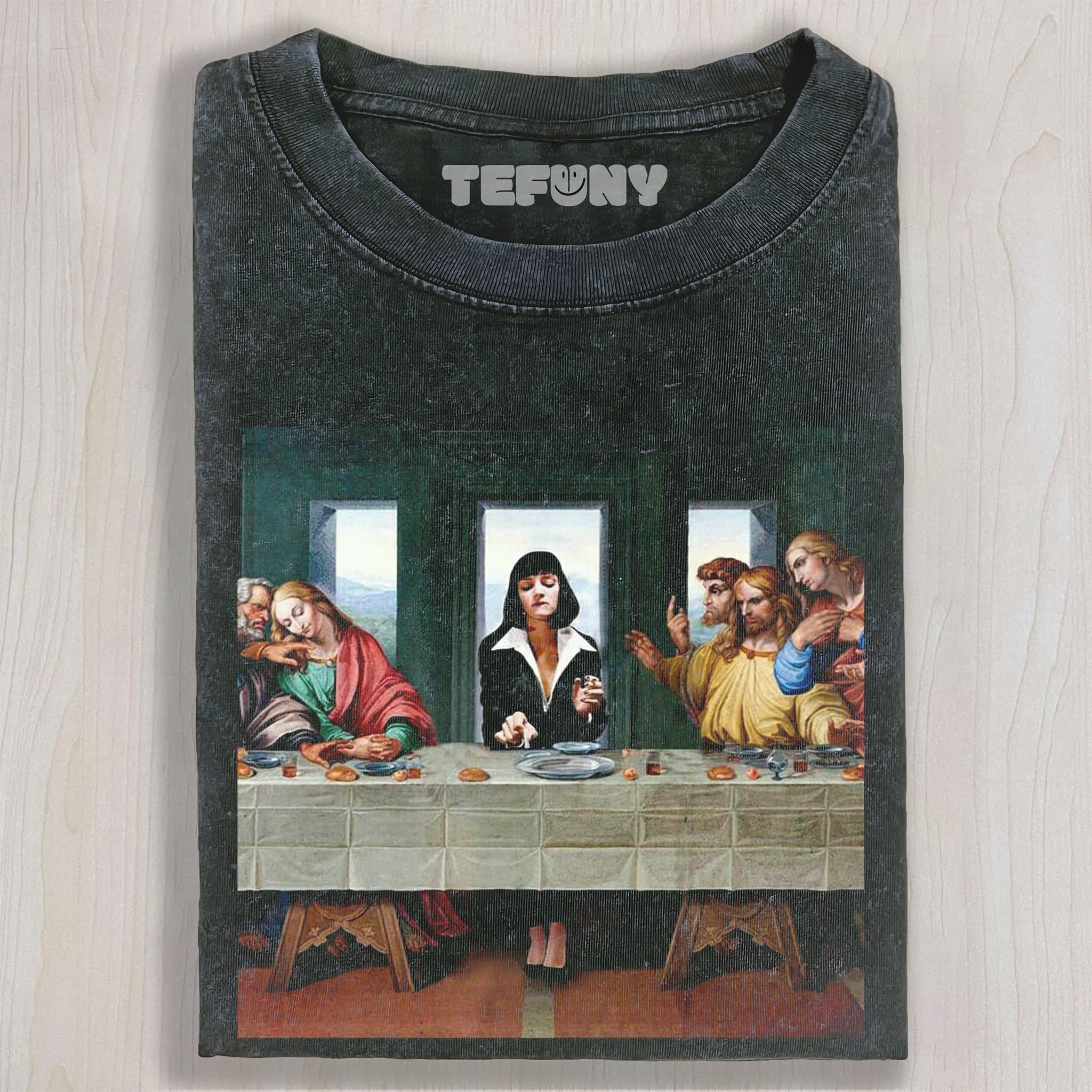 THE LAST SUPPER AND MIA UNISEX TEE, TANK TOP, LAYERED LS, SWEATSHIRT & HOODIE