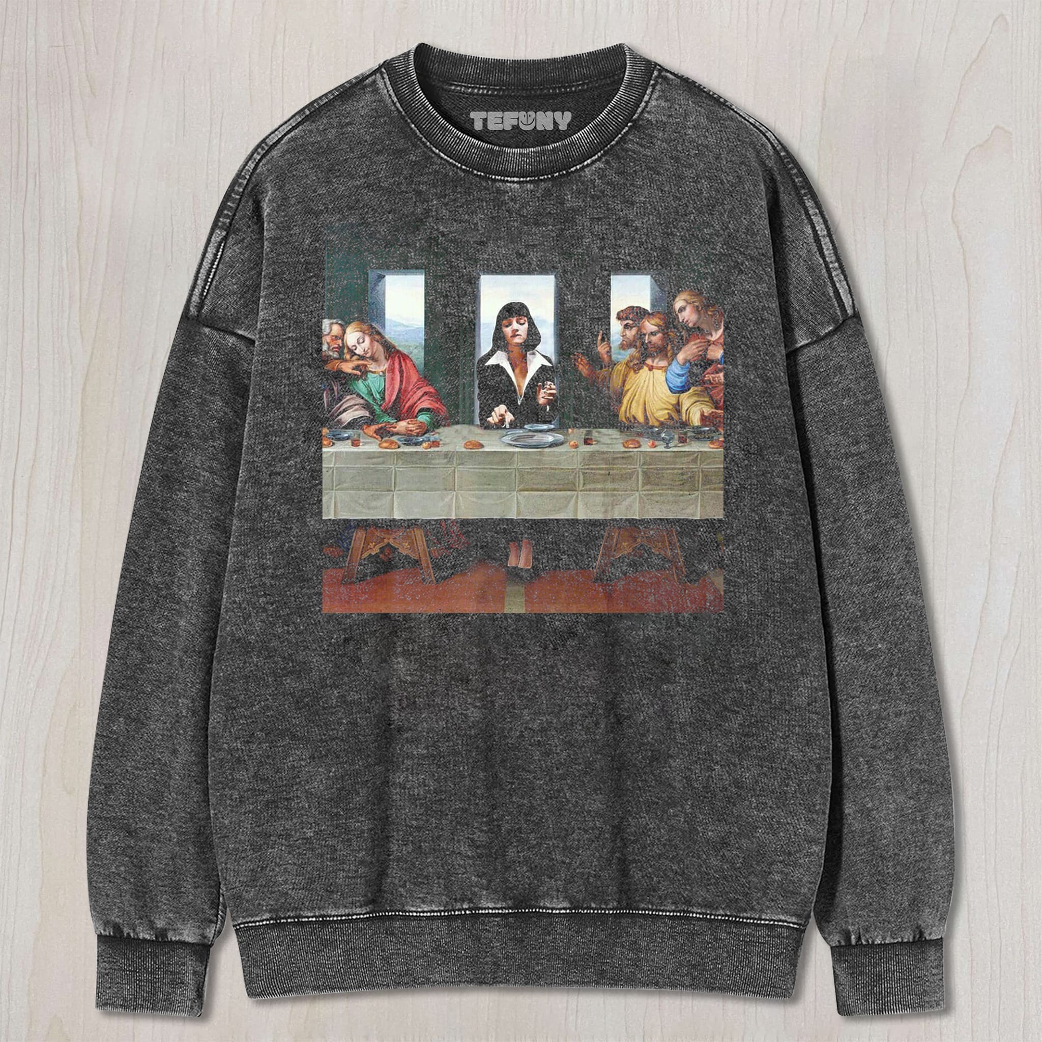 THE LAST SUPPER AND MIA UNISEX TEE, TANK TOP, LAYERED LS, SWEATSHIRT & HOODIE