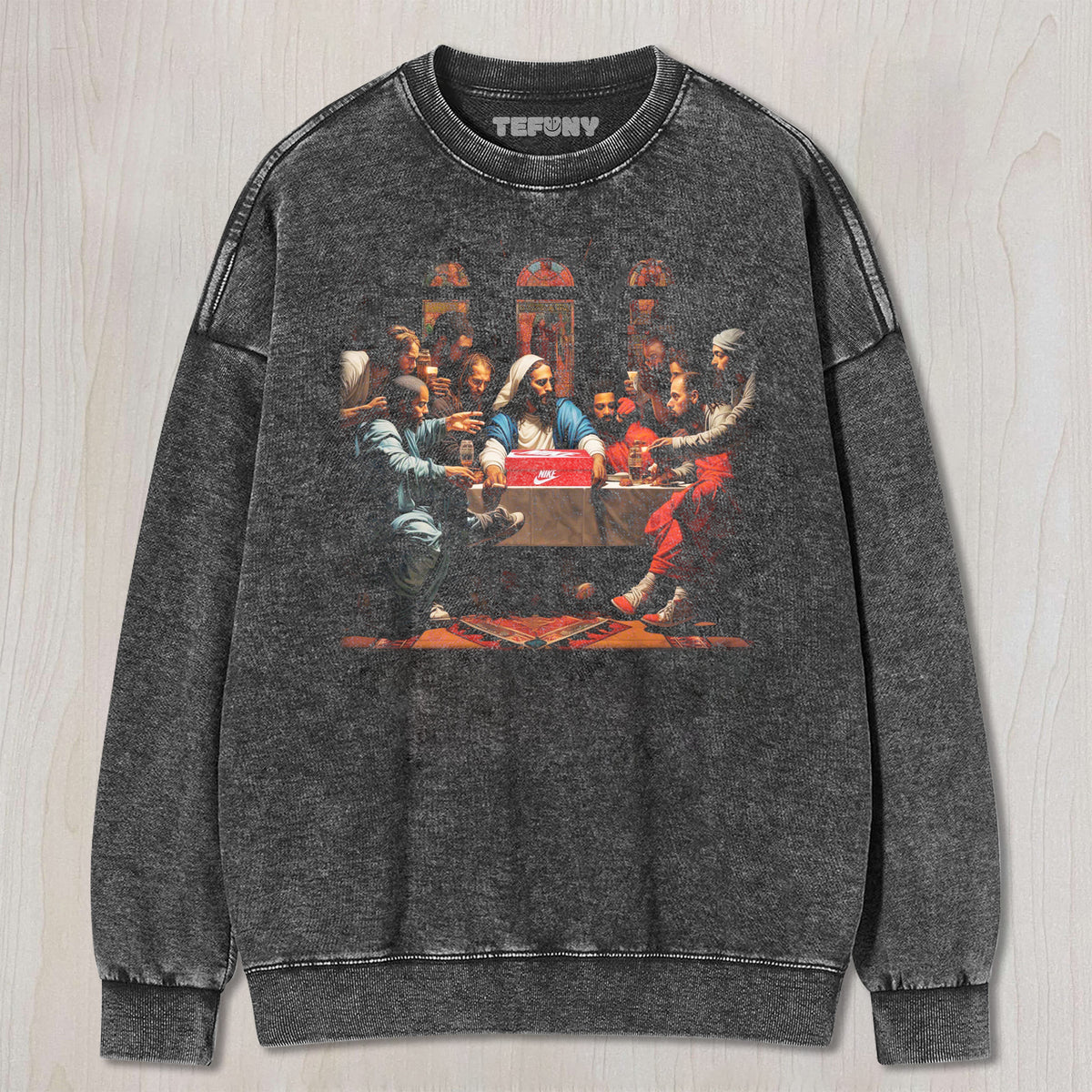 THE LAST SUPPER (PARODY) UNISEX TEE, TANK TOP, LAYERED LS, SWEATSHIRT & HOODIE