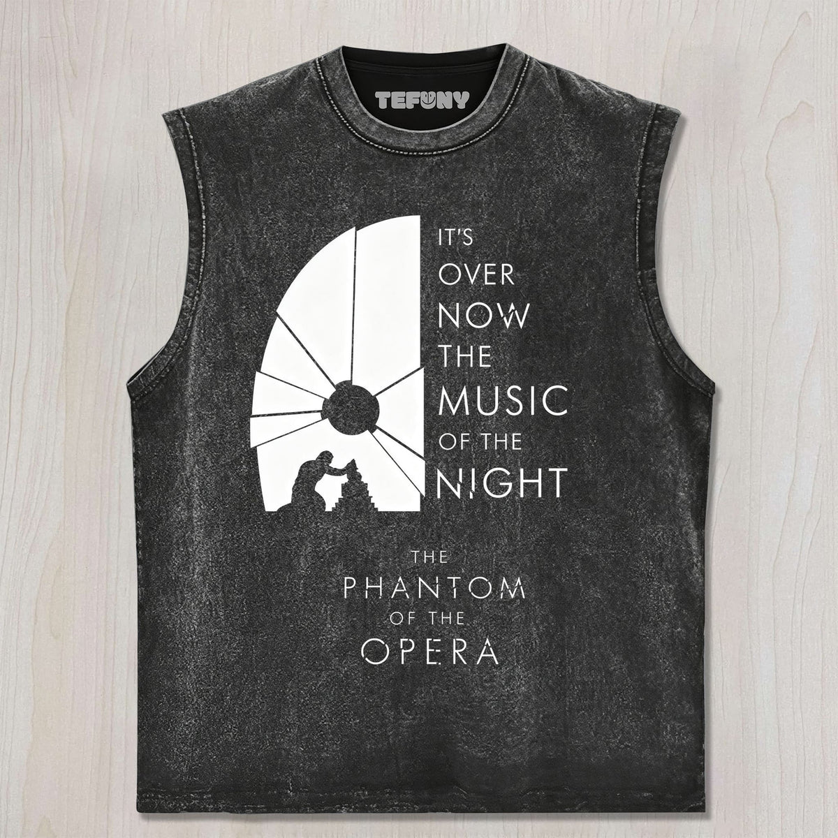 THE PHANTOM OF THE OPERA QUOTE AND SILHOUETTE GRAPHIC UNISEX TEE, TANK TOP, LAYERED LS, SWEATSHIRT & HOODIE