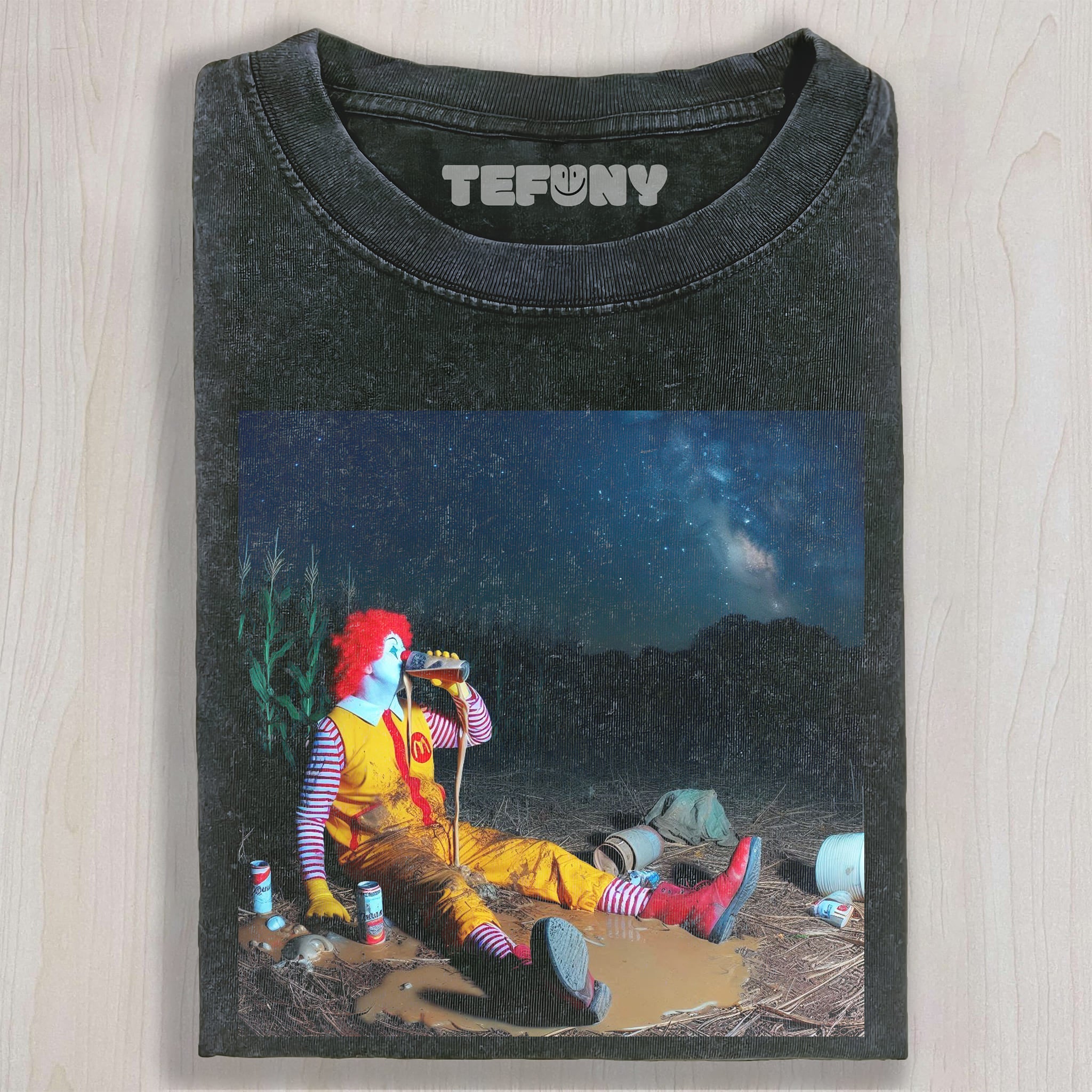 THE SAD CLOWN UNISEX TEE, TANK TOP, LAYERED LS, SWEATSHIRT & HOODIE