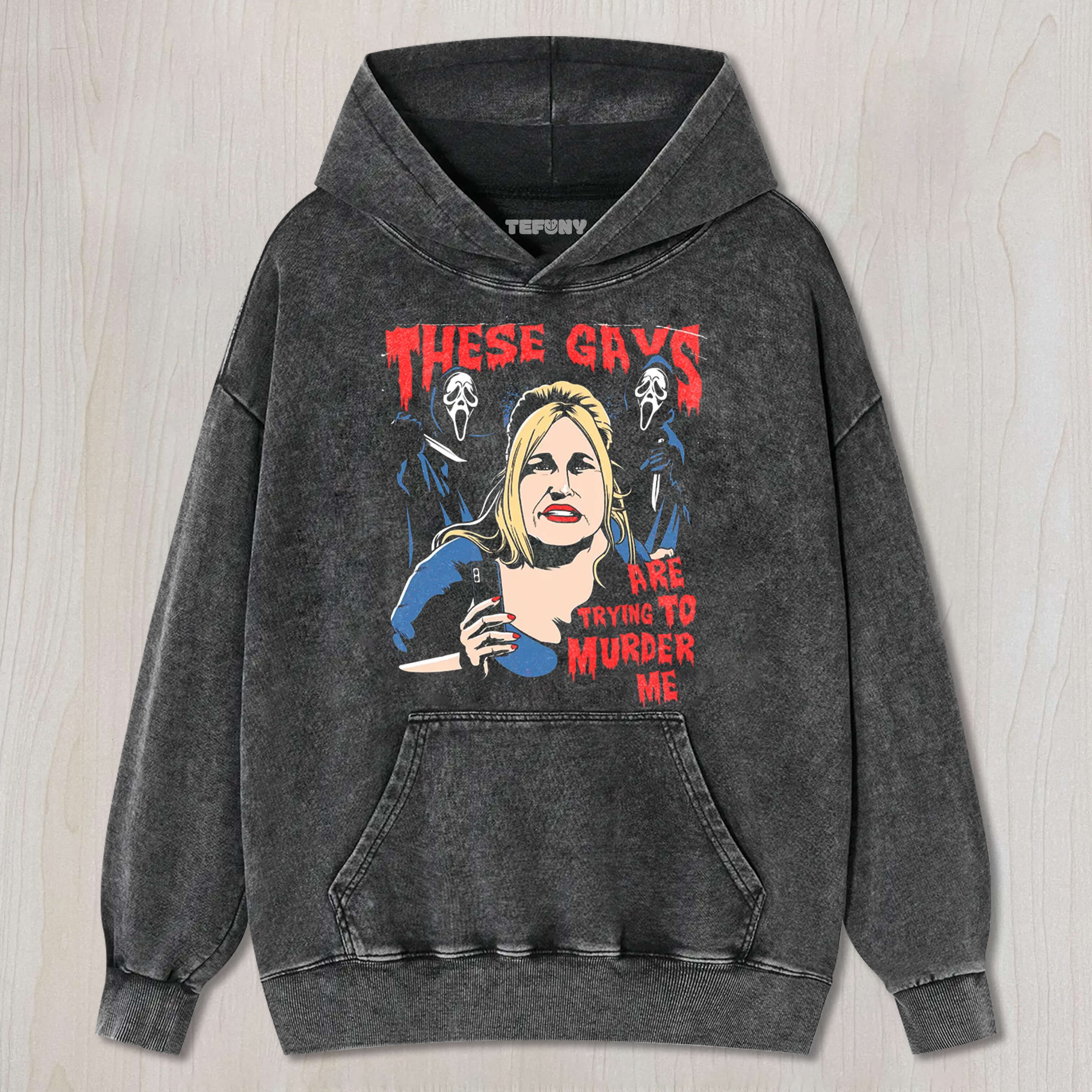 THESE GAYS ARE TRYING TO MURDER ME TEE & SWEAT & HOOD