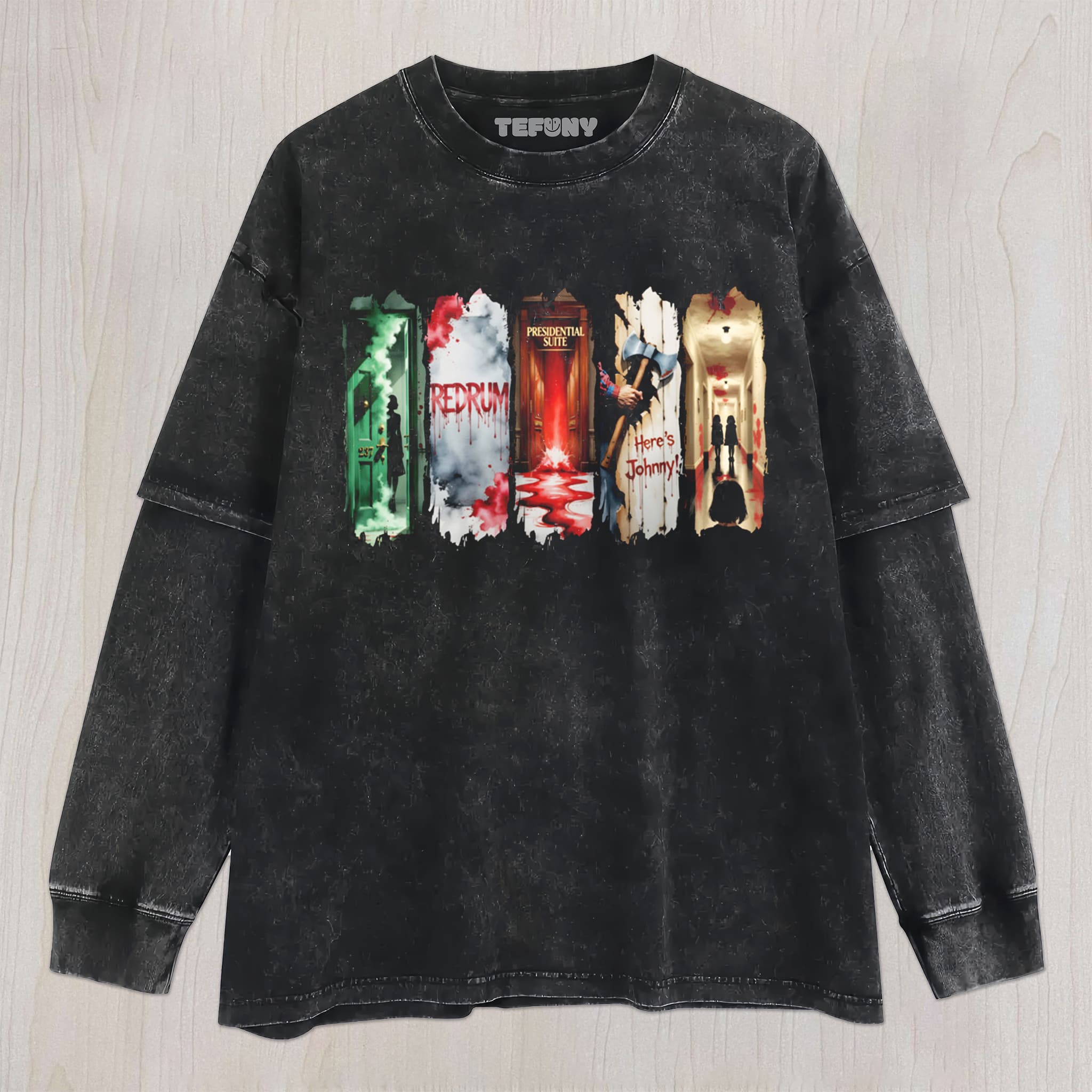 THE SHINING V4 UNISEX TEE, TANK TOP, LAYERED LS, SWEATSHIRT & HOODIE
