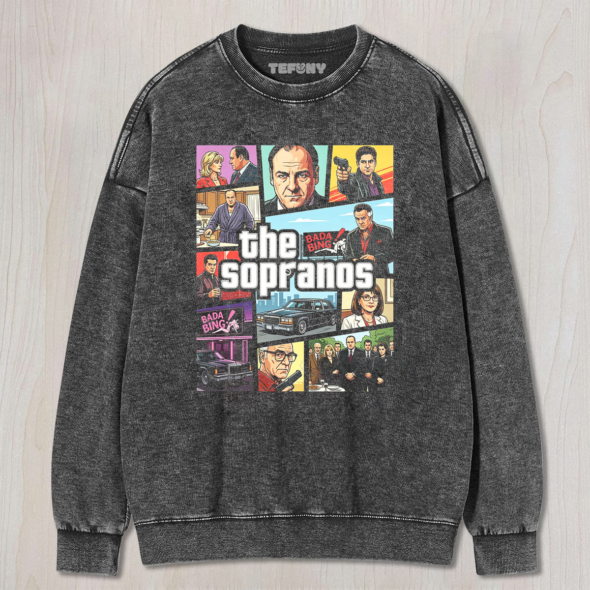 THE SOPRANOS UNISEX TEE, TANK TOP, LAYERED LS, SWEATSHIRT & HOODIE