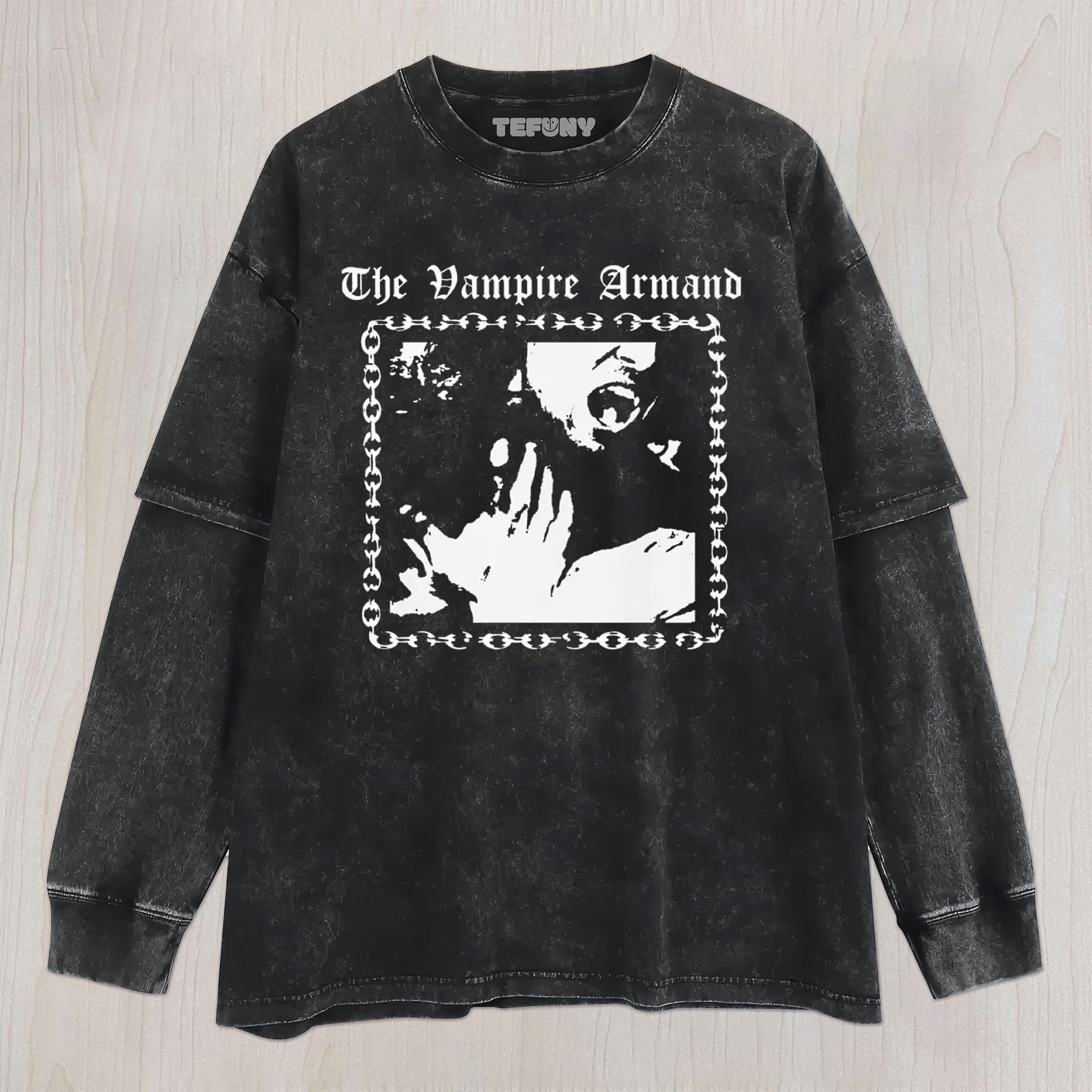 THE VAMPIRE ARMAND IWTV T-SHIRT UNISEX TEE, TANK TOP, LAYERED LS, SWEATSHIRT & HOODIE