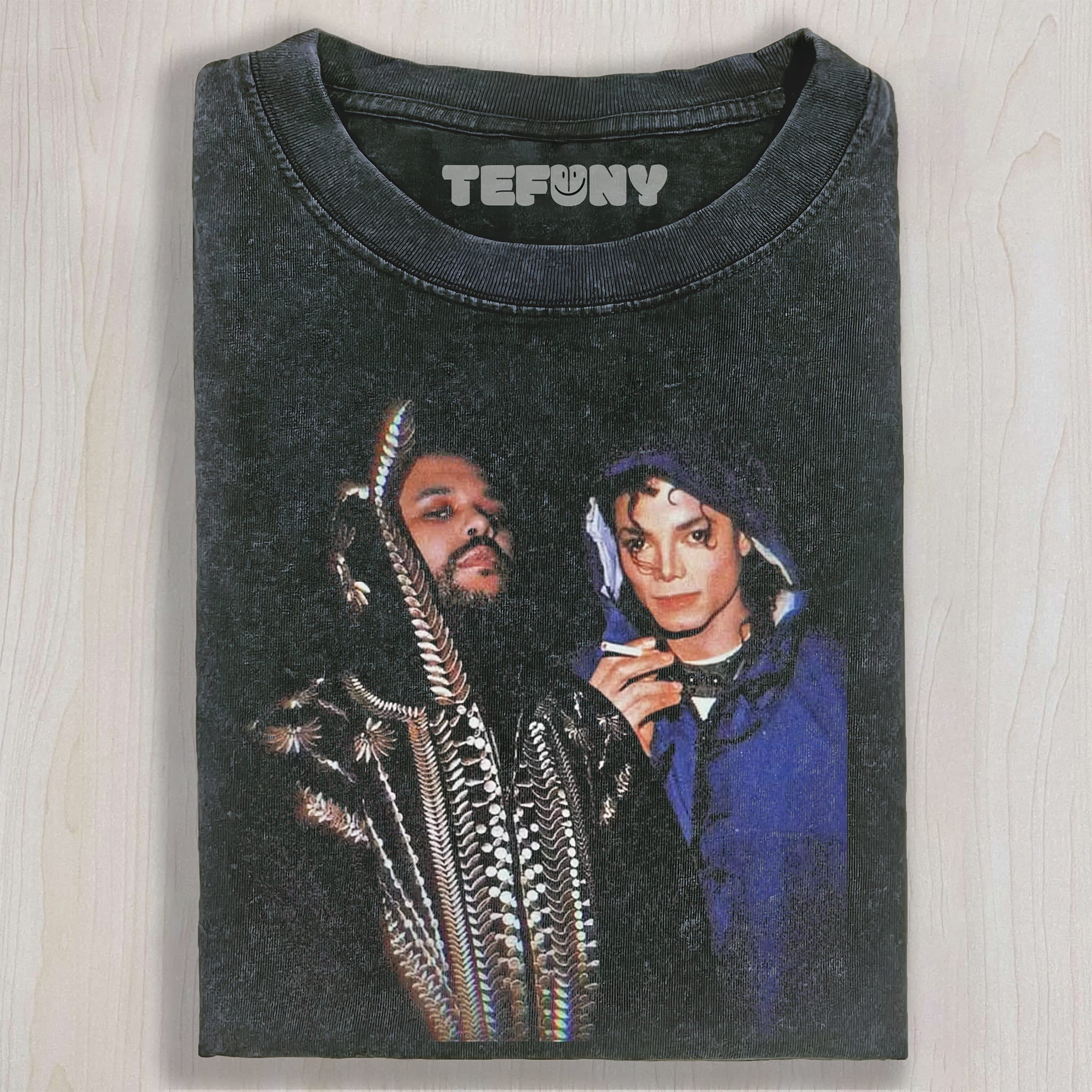 THE WEEKND & MJ UNISEX TEE, TANK TOP, LAYERED LS, SWEATSHIRT & HOODIE