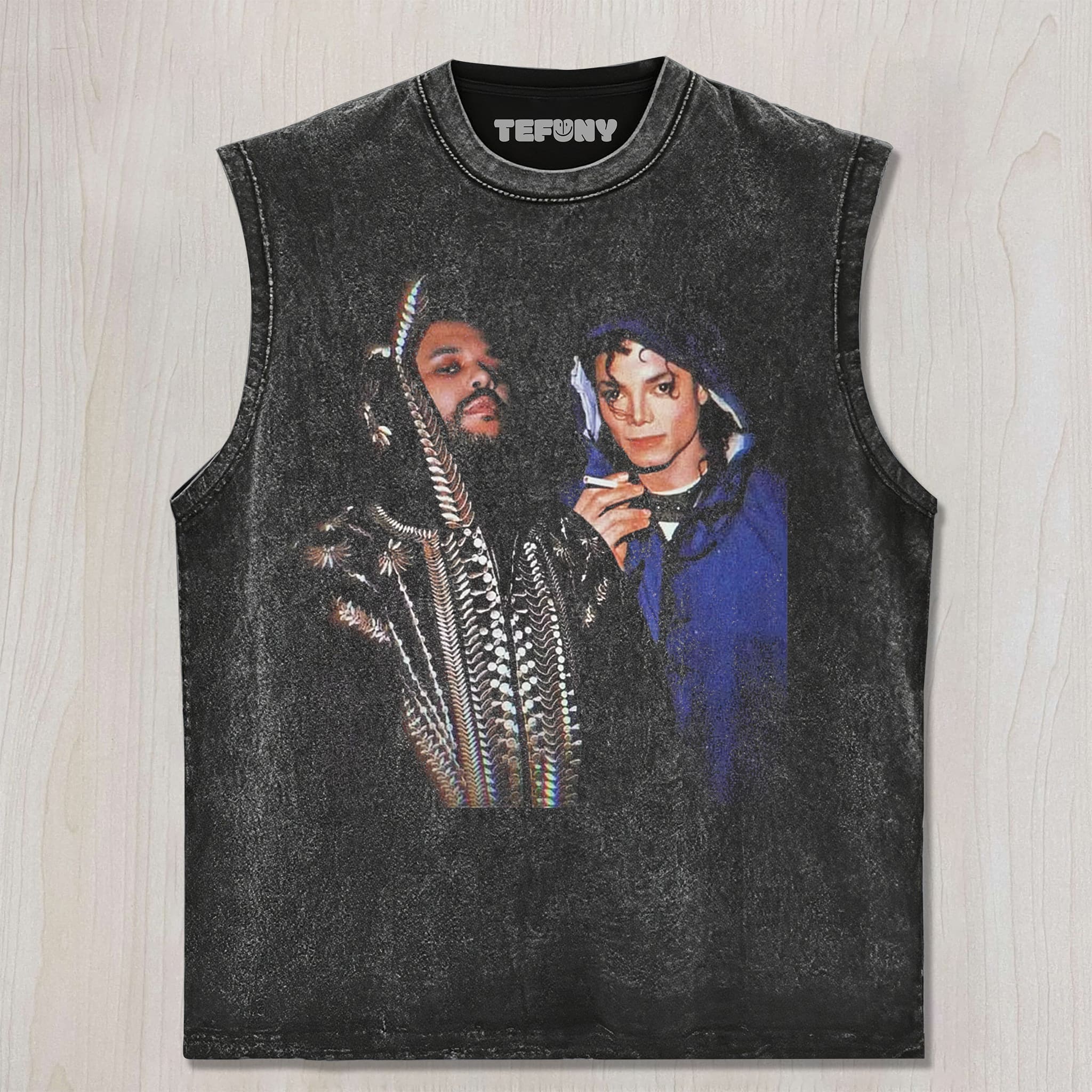 THE WEEKND & MJ UNISEX TEE, TANK TOP, LAYERED LS, SWEATSHIRT & HOODIE