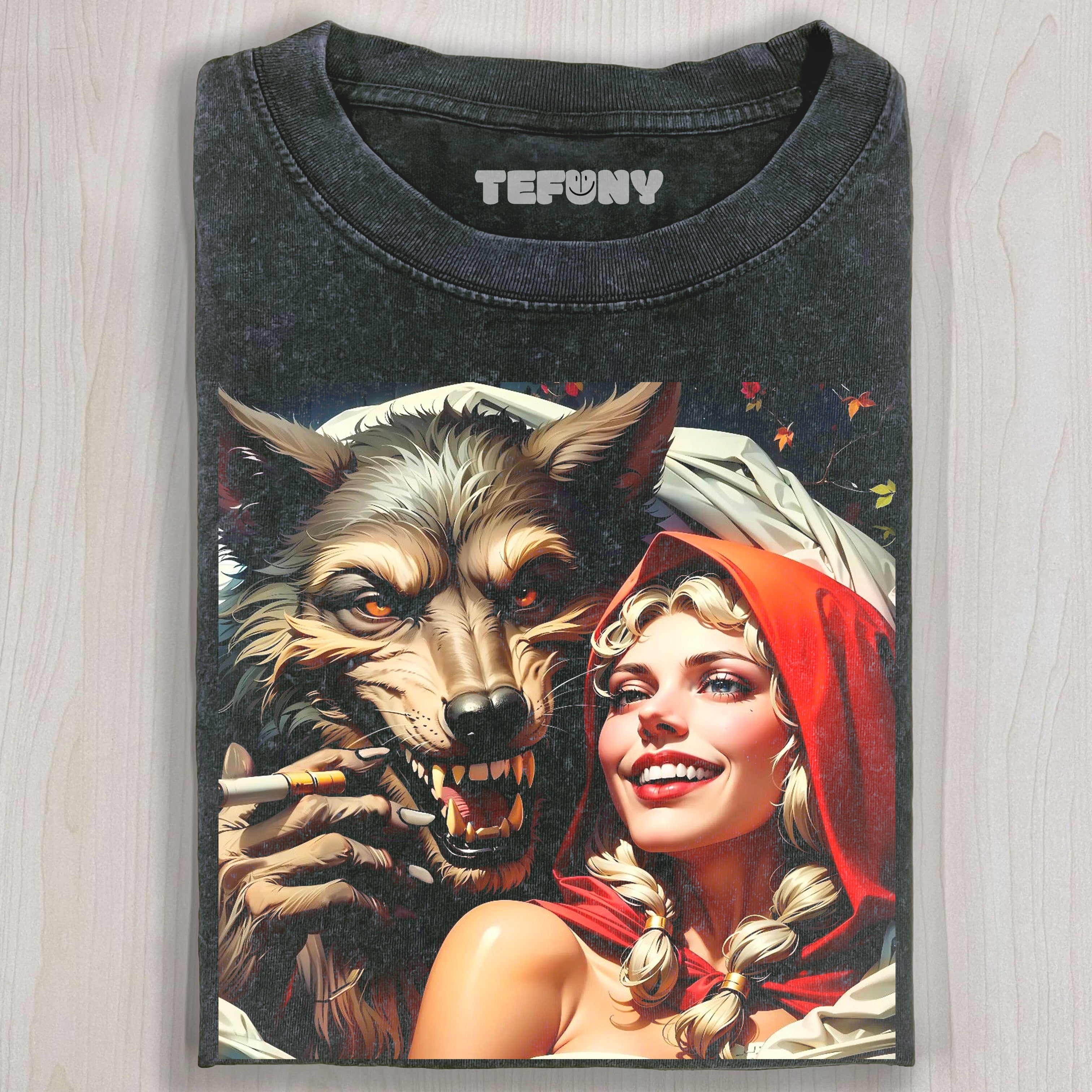 THE BIG BAD WOLF AND LITTLE RED RIDING HOOD