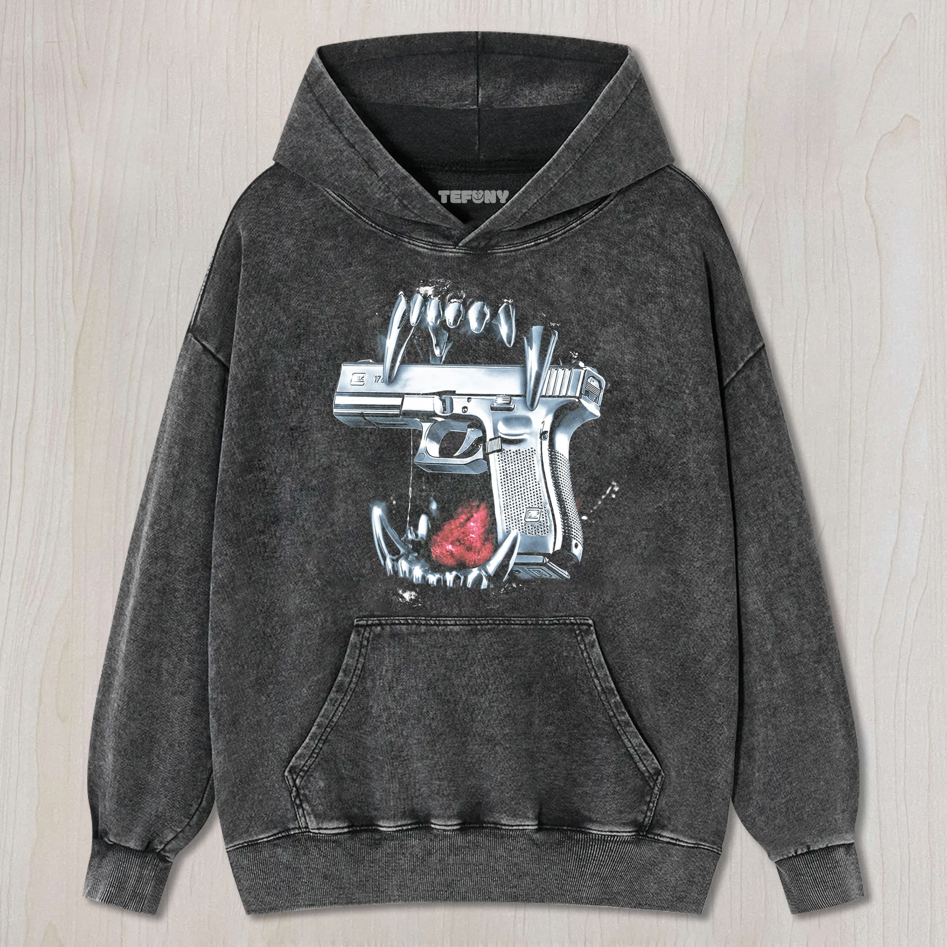 THE GUN IN MOUTH TEE & SWEAT & HOOD