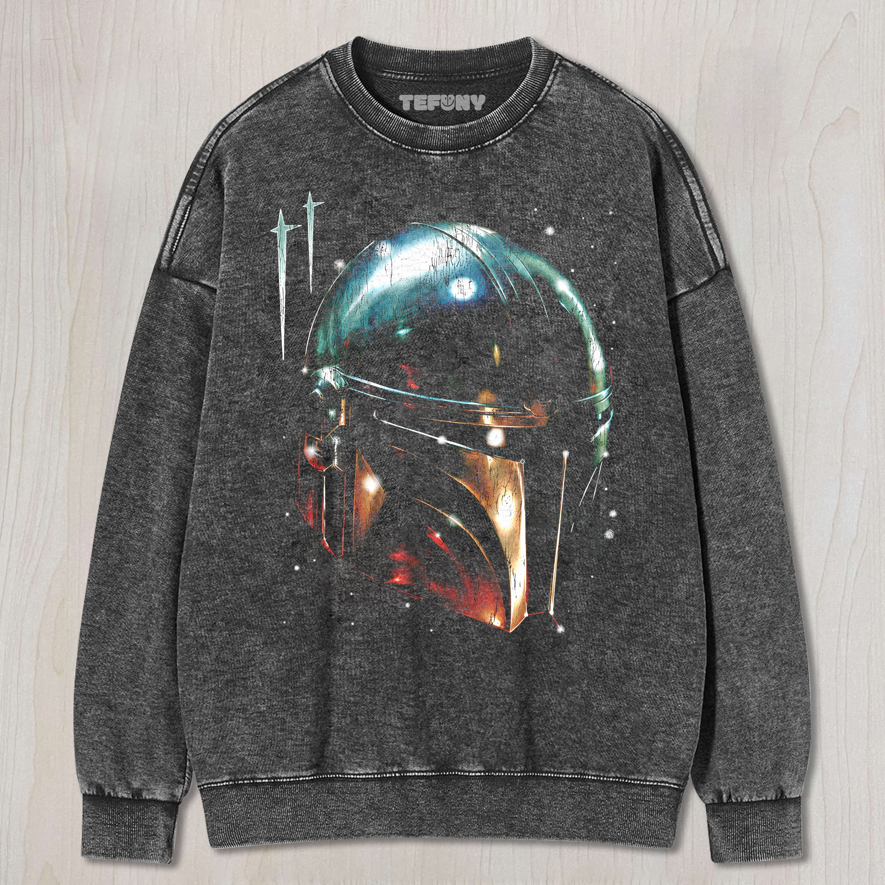 THE MANDALORIAN HELMET UNISEX TEE, TANK TOP, LAYERED LS, SWEATSHIRT & HOODIE