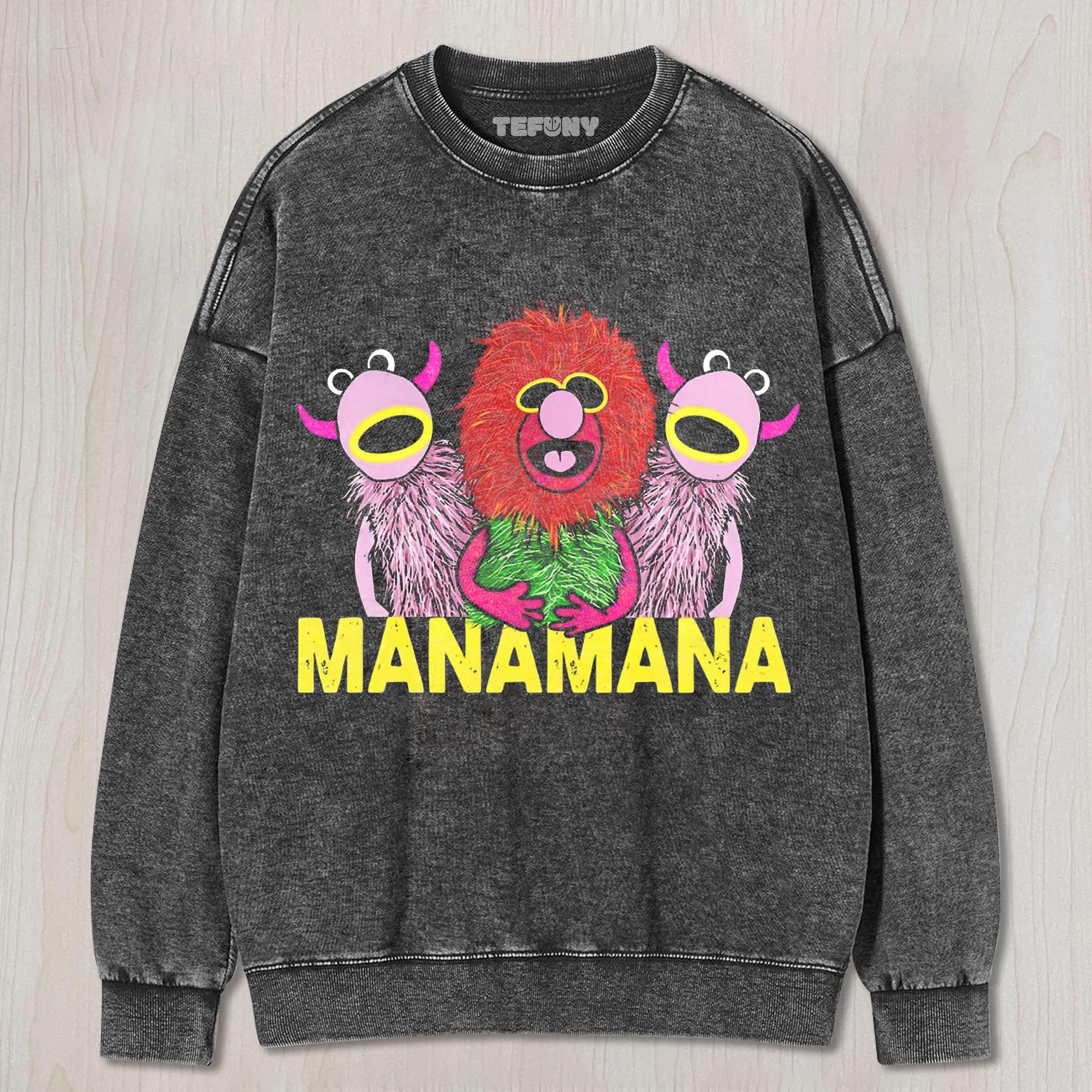 THE MUPPETS MAHNA MAHNA GRAPHIC VINTAGE WASHED UNISEX TEE, TANK TOP, LAYERED LS, SWEATSHIRT & HOODIE