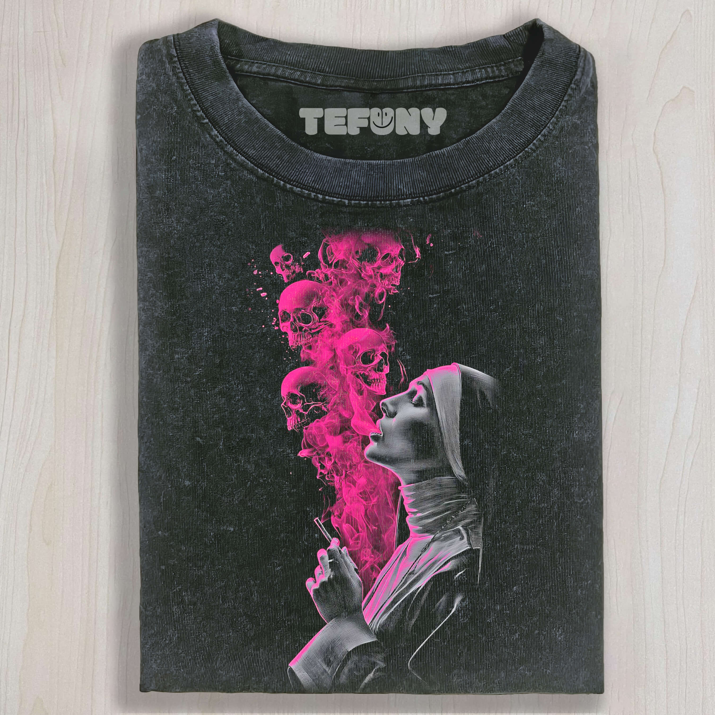 THE NUN EXHALED SKELETAL ENERGY T-SHIRT