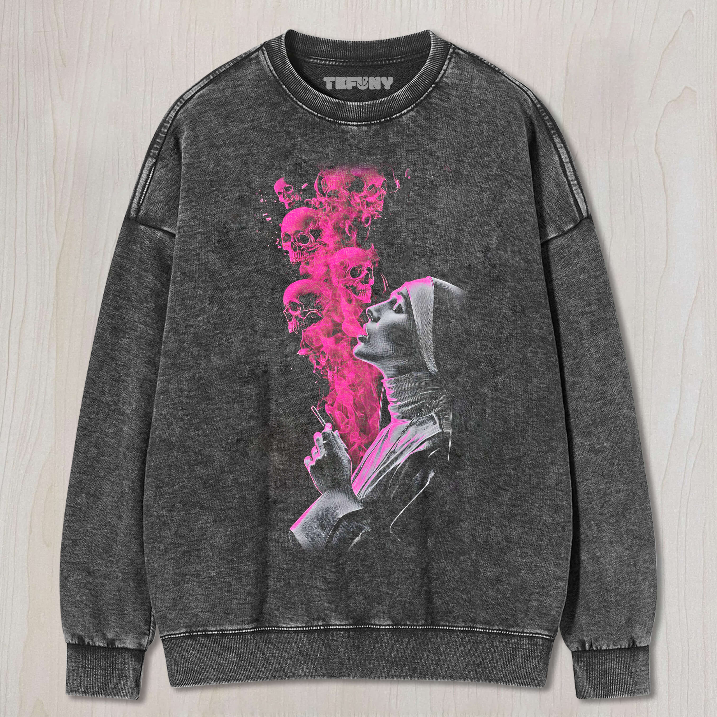 THE NUN EXHALED SKELETAL ENERGY T-SHIRT