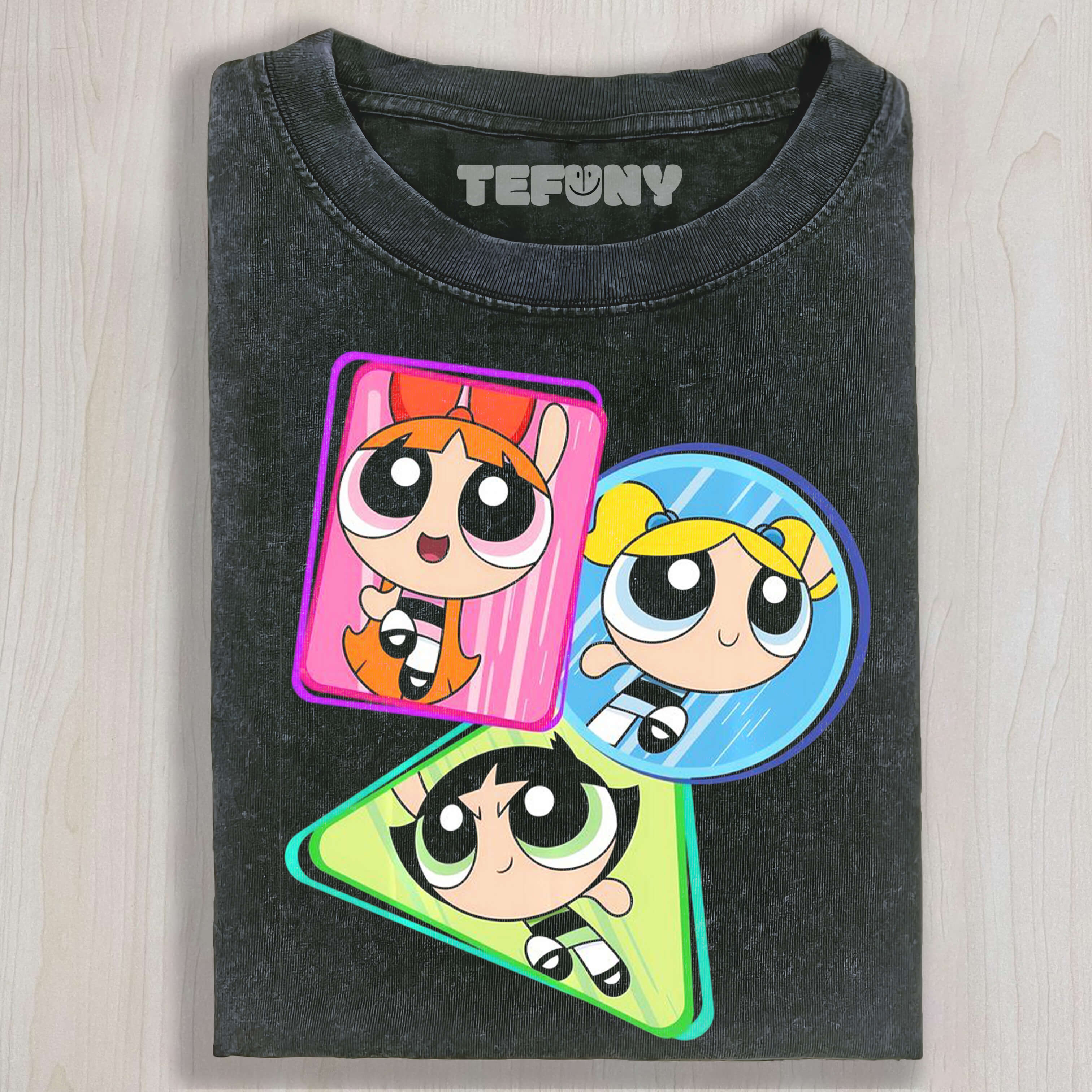 THE POWERPUFF GIRLS DEALING CARDS T-SHIRT