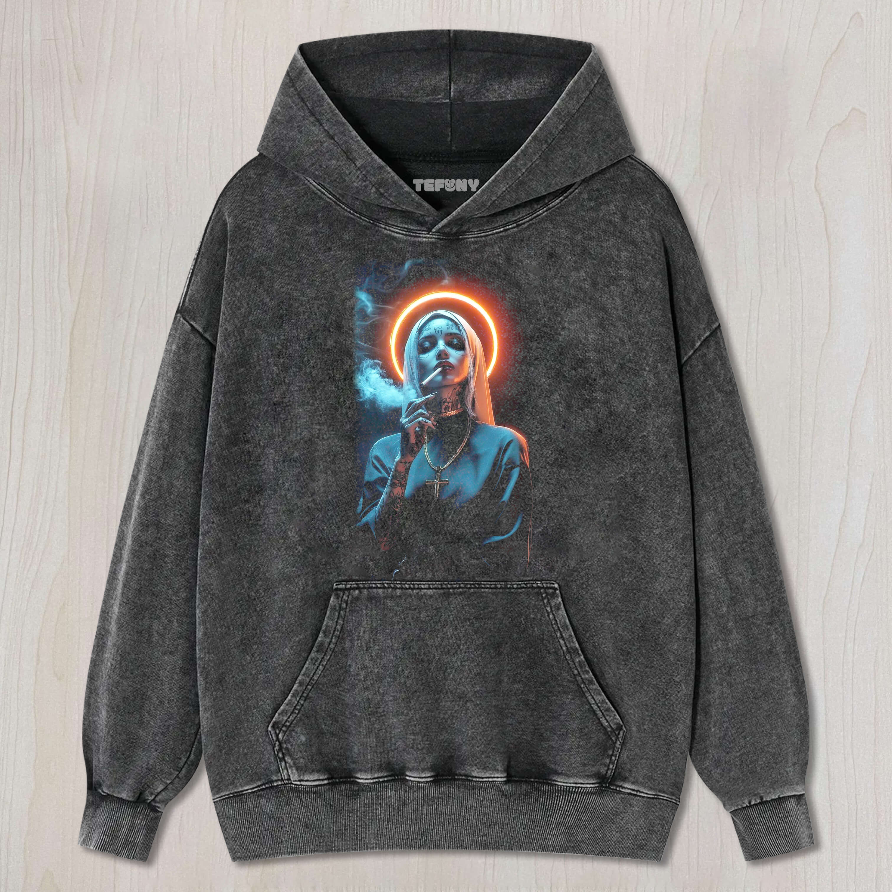THE SMOKING NUN TEE & SWEAT & HOOD
