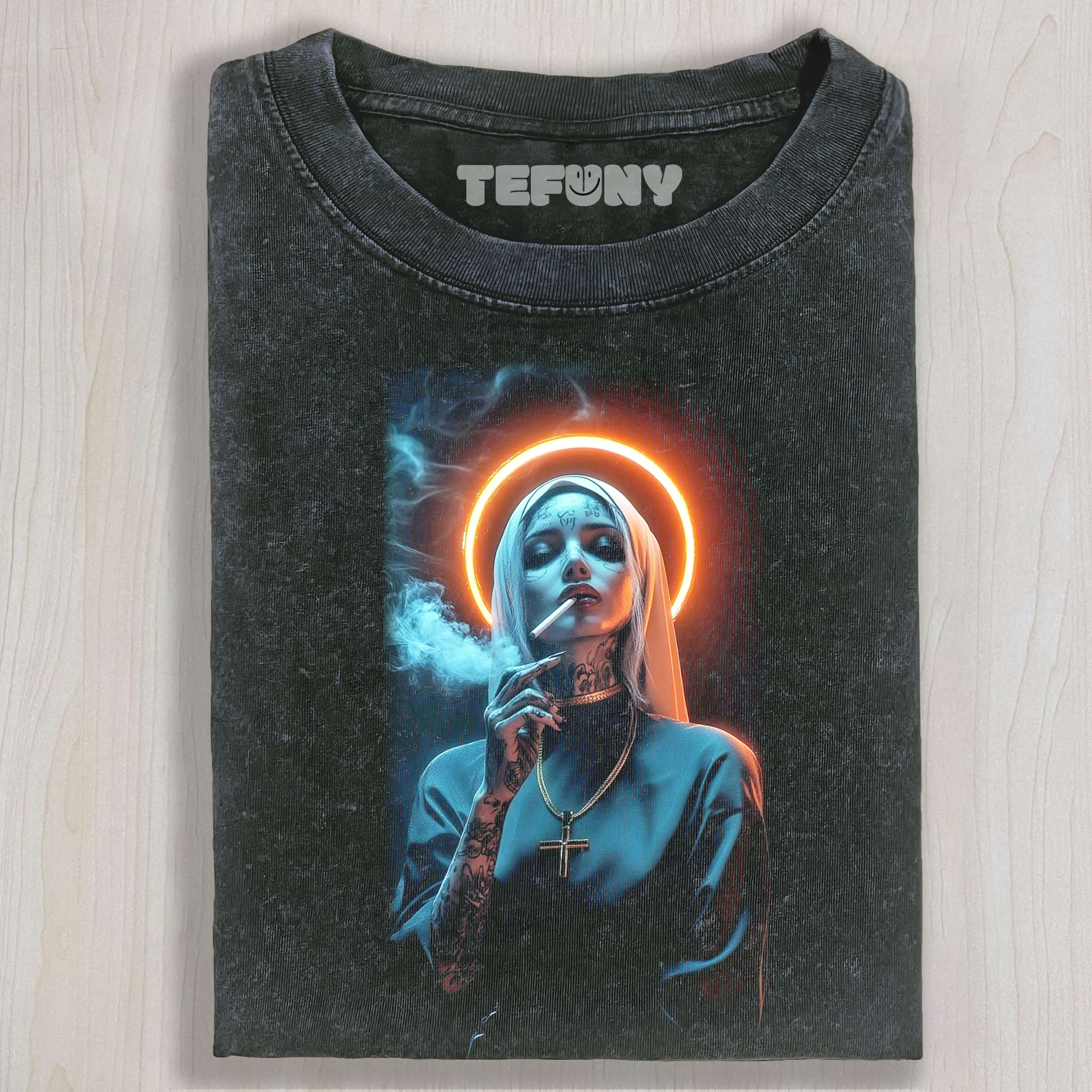 THE SMOKING NUN TEE & SWEAT & HOOD