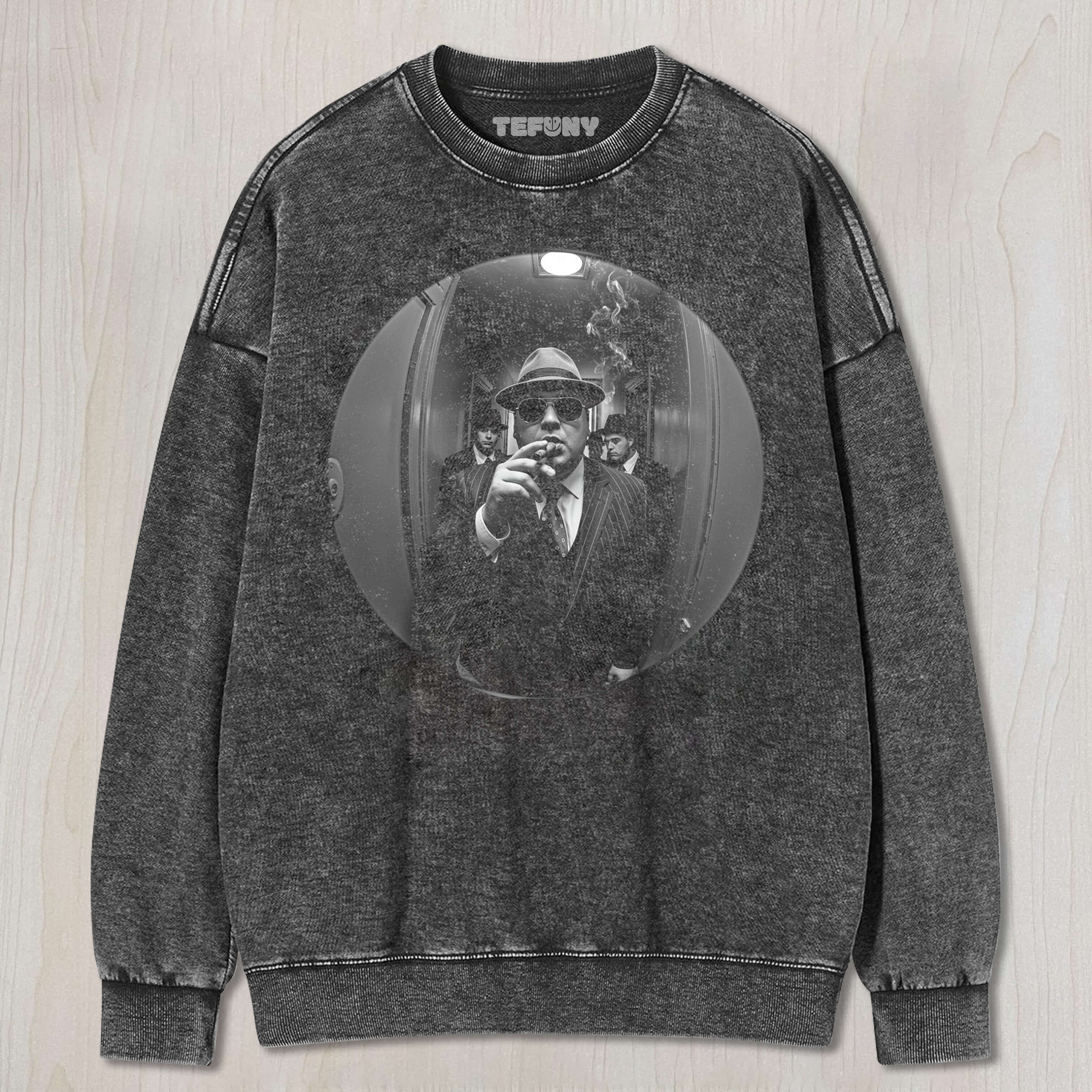 THE SOPRANOS TONY IS SMOKING TEE & SWEAT & HOOD