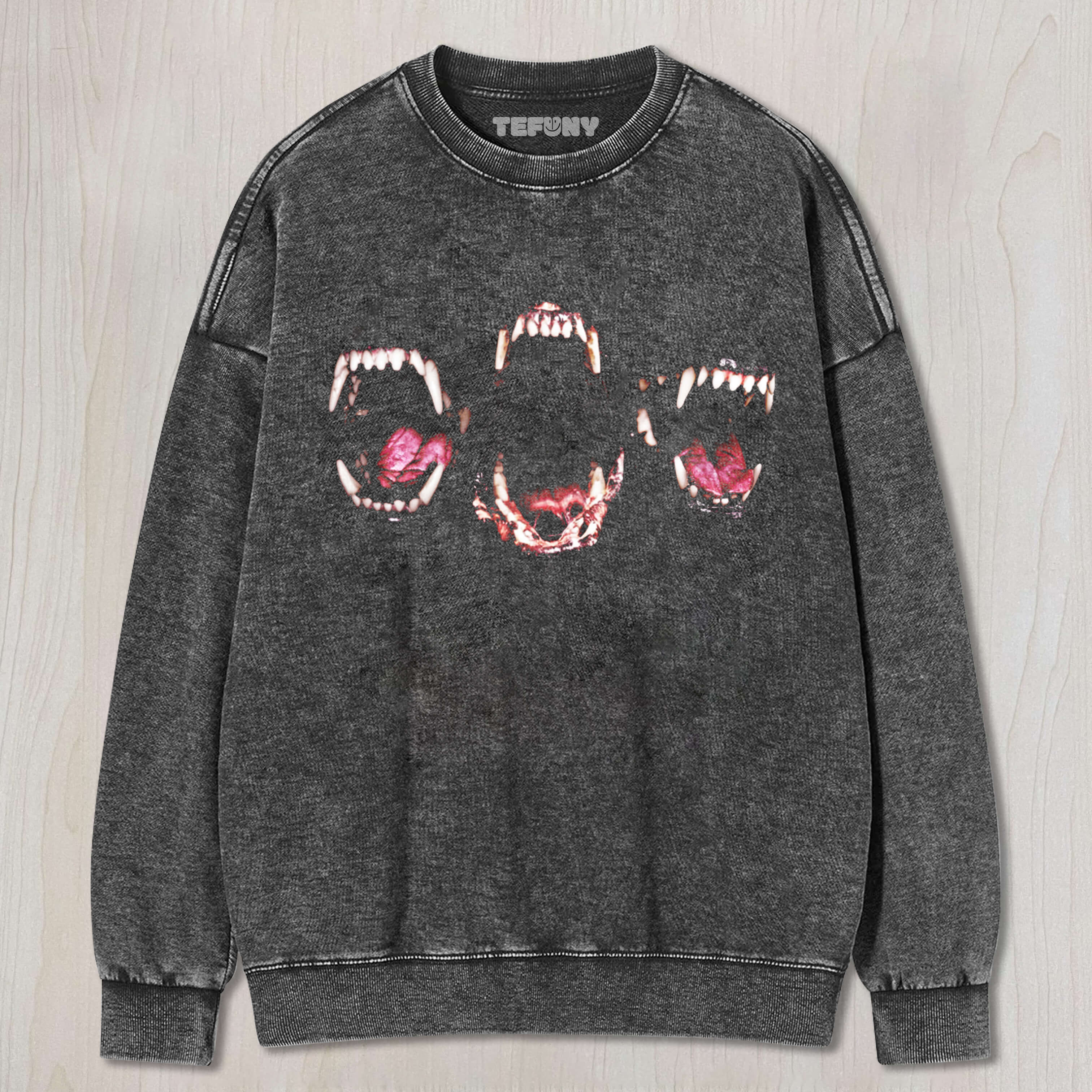 THREE ANIMAL MOUTHS TEE & SWEAT & HOOD