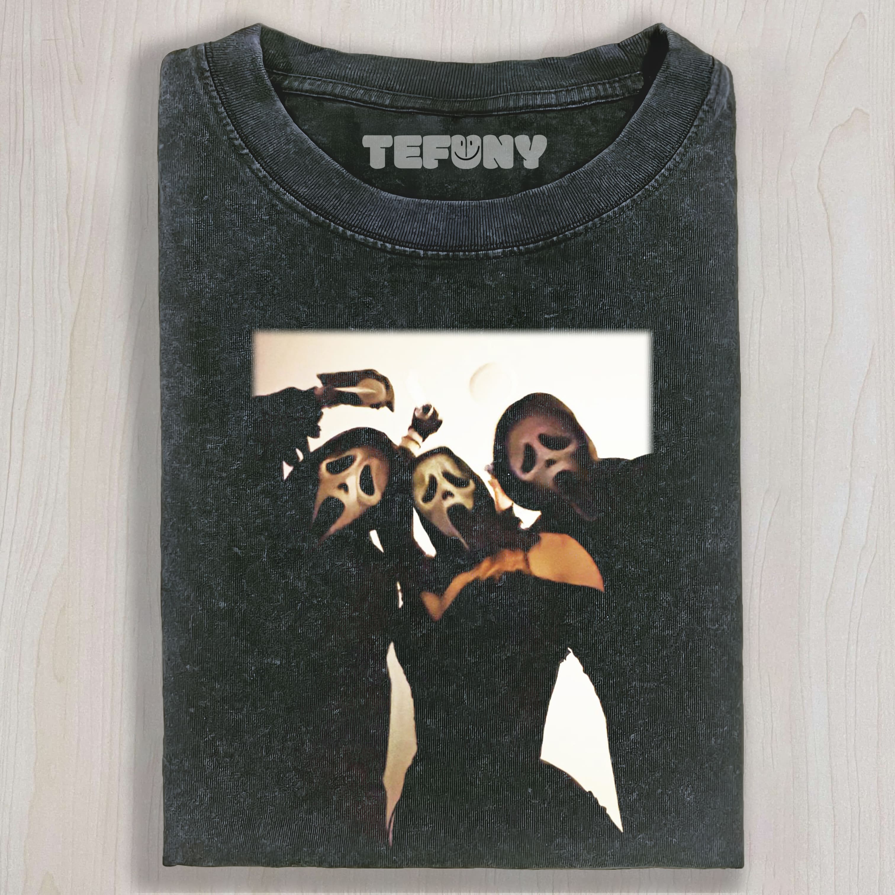 THREE GHOST FACES TEE & SWEAT & HOOD