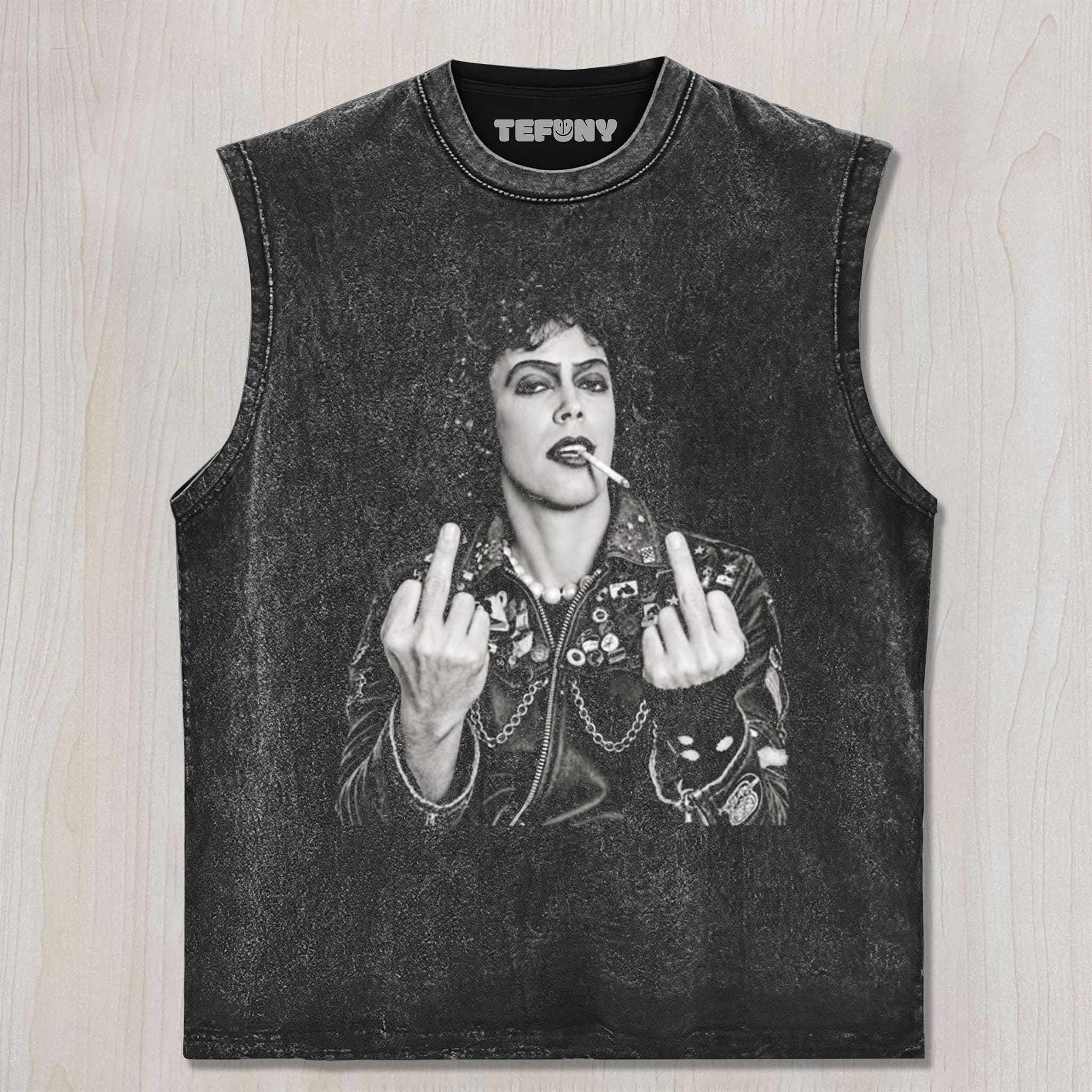 TIM CURRY ROCKY-HORROR UNISEX TEE, TANK TOP, LAYERED LS, SWEATSHIRT & HOODIE